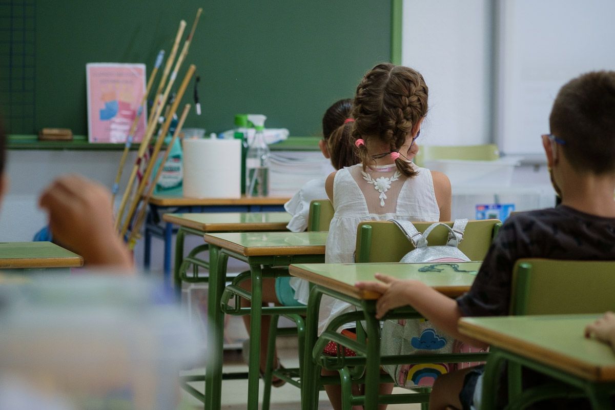 Una clase de educación infantil en una imagen de archivo. - MANU GARCÍA Una clase de educación infantil en una imagen de archivo.