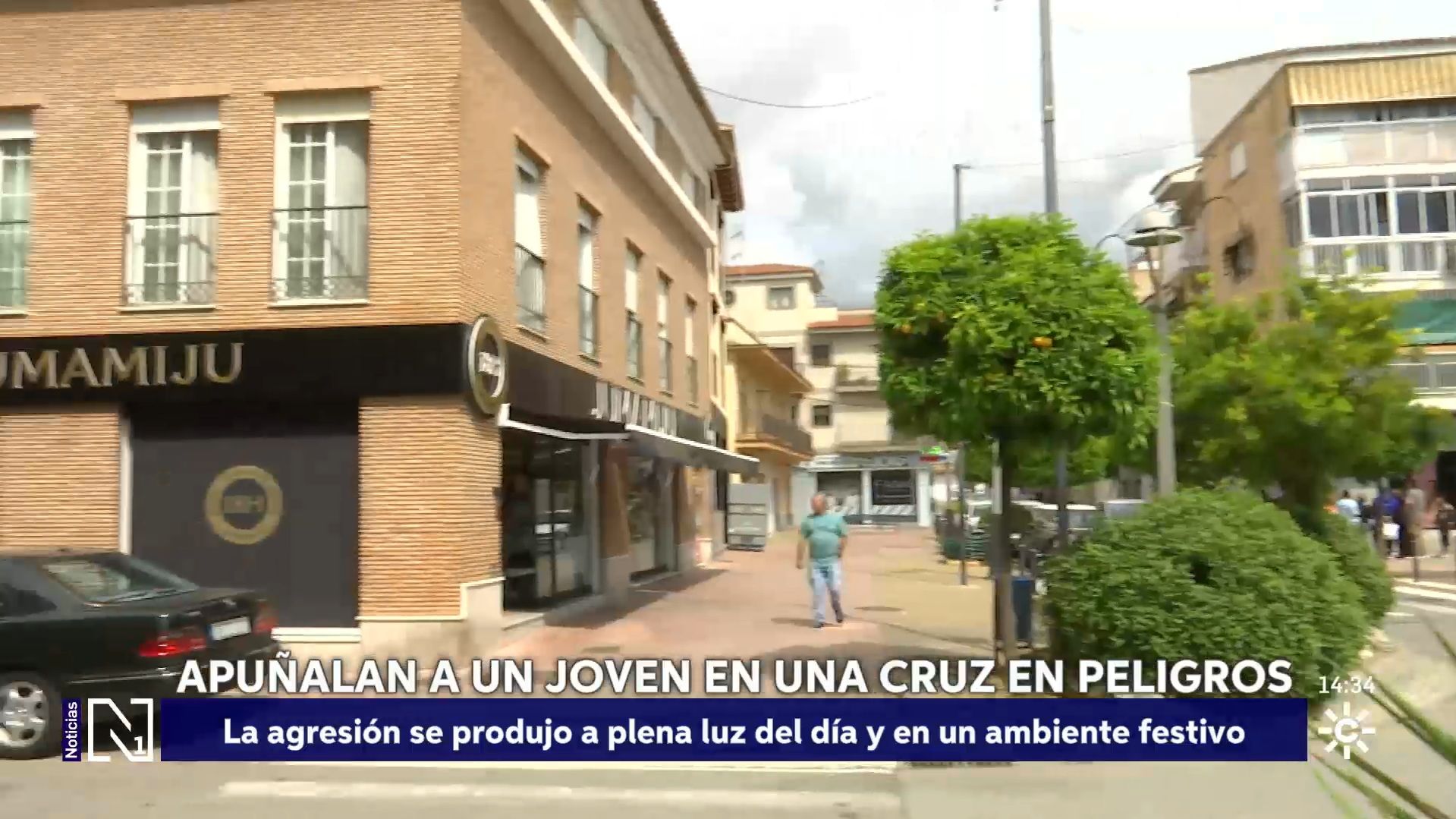 Buscan al joven que apuñaló a otro por no dejarle pasar a una cruz en Peligros