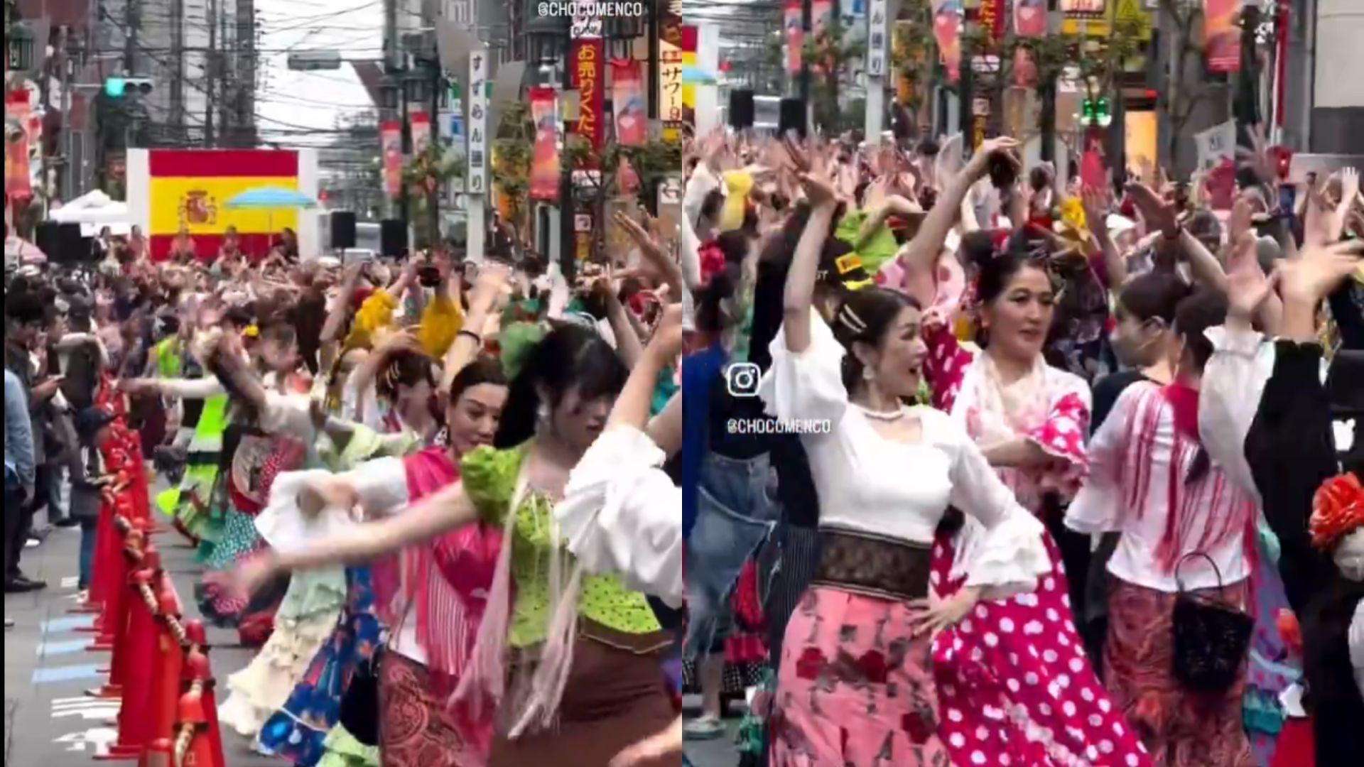 Japón se llena de sevillanas: la escena que convierte una calle entera en pura Andalucía