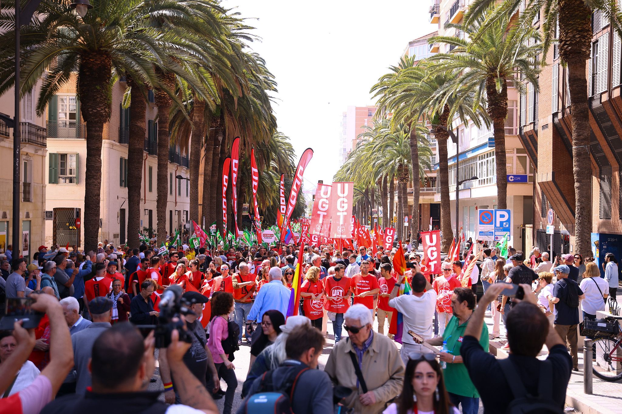 Primero de Mayo y primer día de campaña andaluza: las izquierdas se 'encienden' para movilizar el voto trabajador