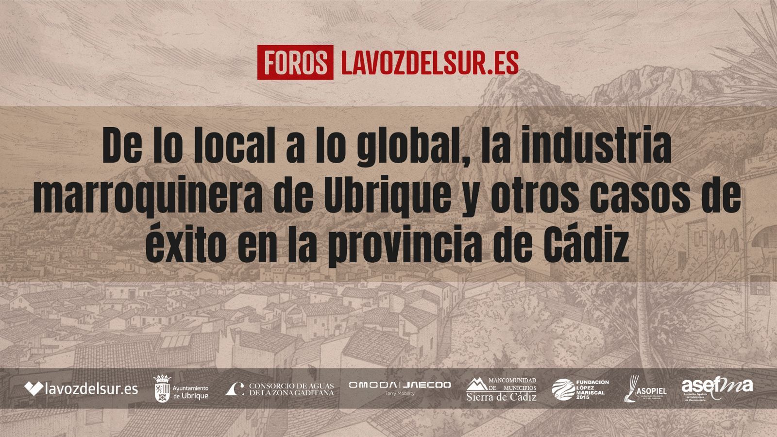 La industria de la marroquinería de Ubrique debate su futuro en una mesa redonda organizada por lavozdelsur.es