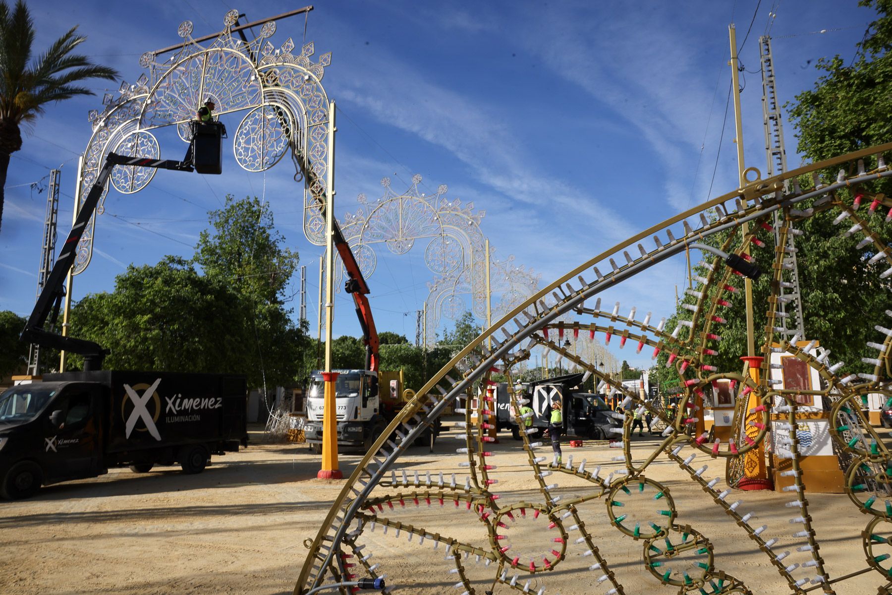 Hacienda abre una inspección masiva a las casetas de la Feria de Jerez a diez días de su inauguración