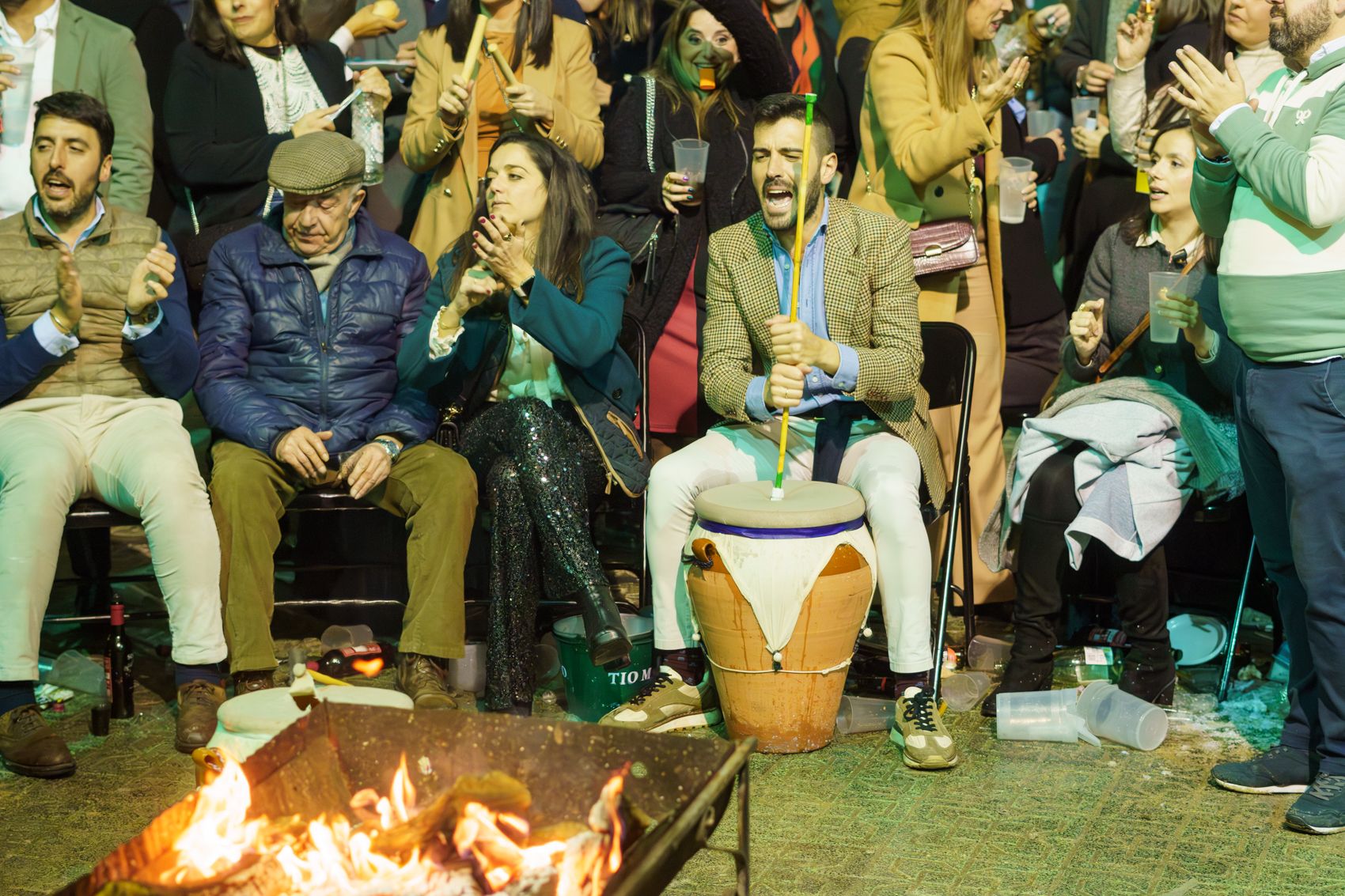 Una Zambomba en Jerez en una imagen de archivo.  - 