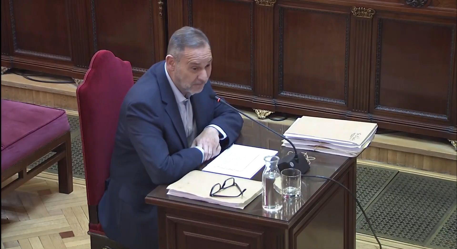 Ábalos durante una declaración en el Supremo. - 
