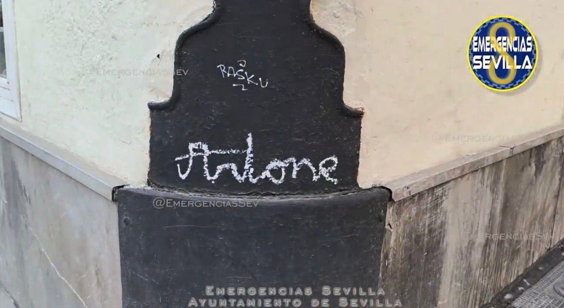 La Policía de Sevilla identifica al grafitero Artone gracias a las cámaras de videovigilancia