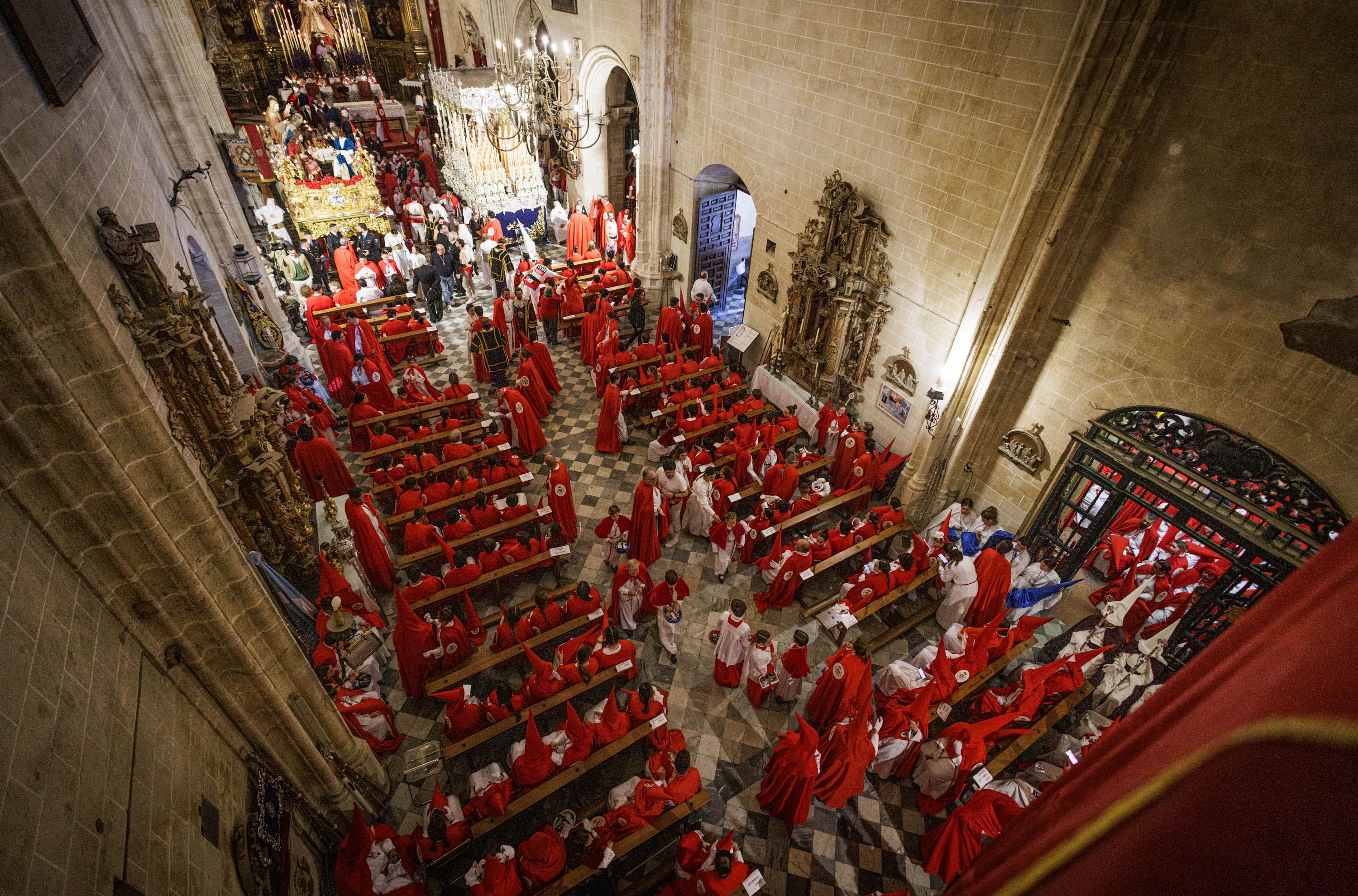 La Santa Cena protagoniza una salida de gran fuerza visual desde San Marcos en Jerez