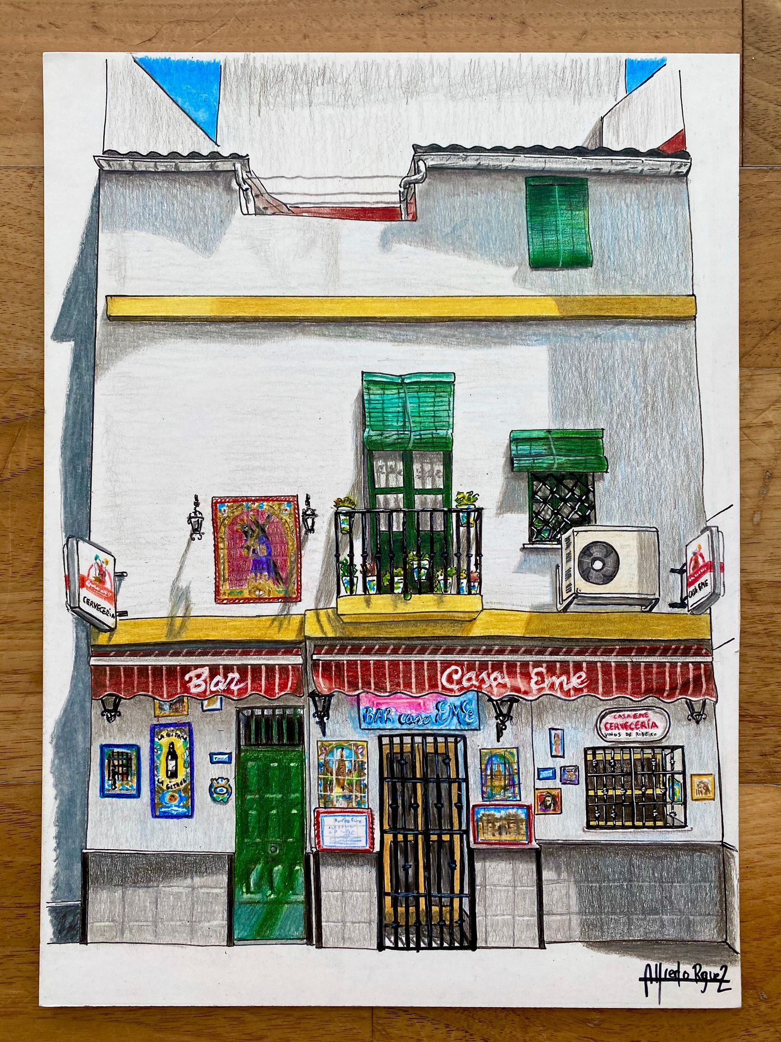 Fachada de Casa Eme. 