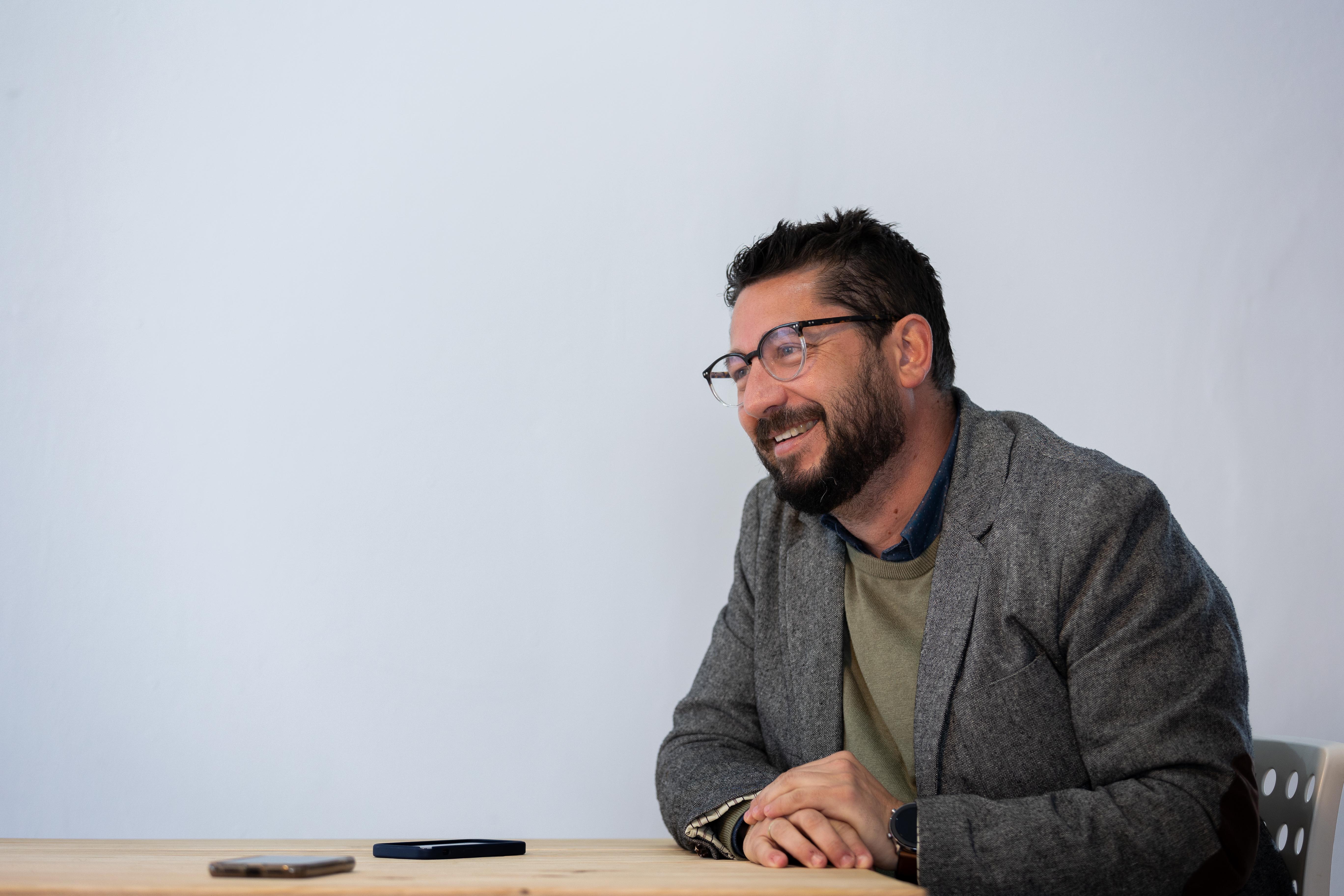 Jorge Rodríguez, hasta ahora alcalde de Trebujena, y presidente del Consorcio de Aguas y coordinador provincial de IU, este viernes en una entrevista con lavozdelsur.es