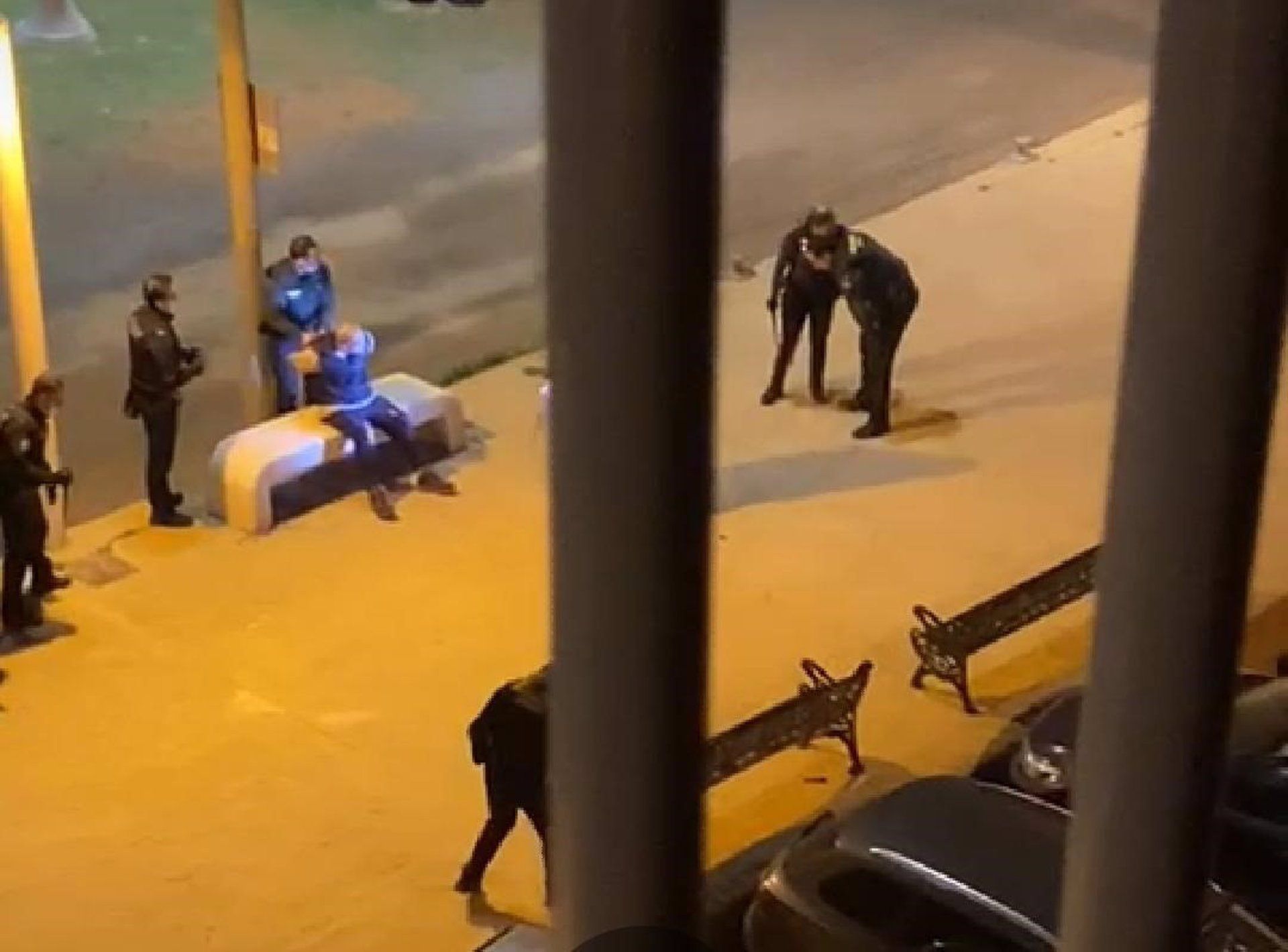 Captura de la reducción policial en el Rincón de la Victoria. Captura de la reducción policial en el Rincón de la Victoria.