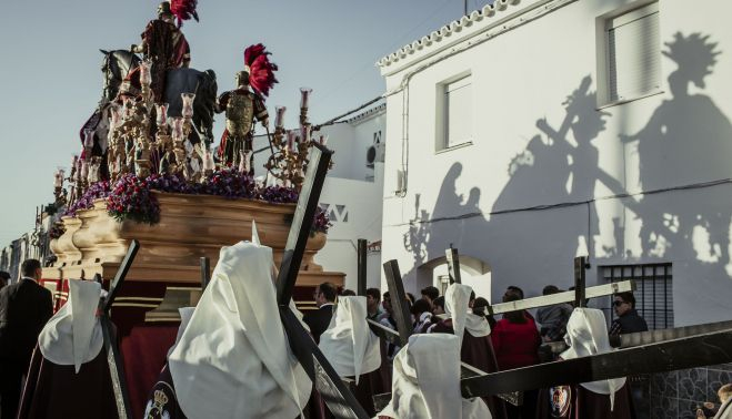 Todo un récord: La Entrega, que más kilómetros recorrerá de toda España. El paso en una anterior salida por Guadalcacín.