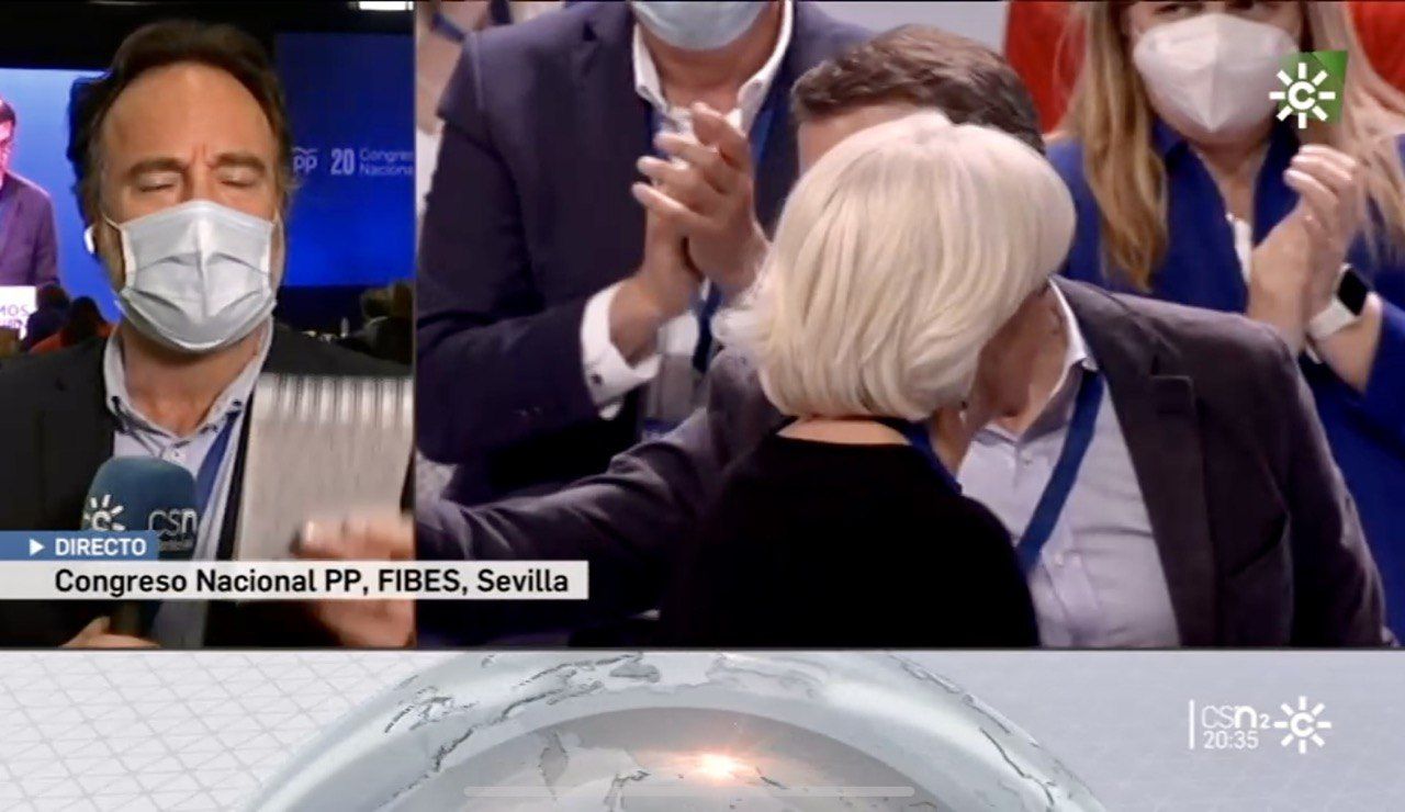 Una de las conexiones realizadas por Canal Sur.