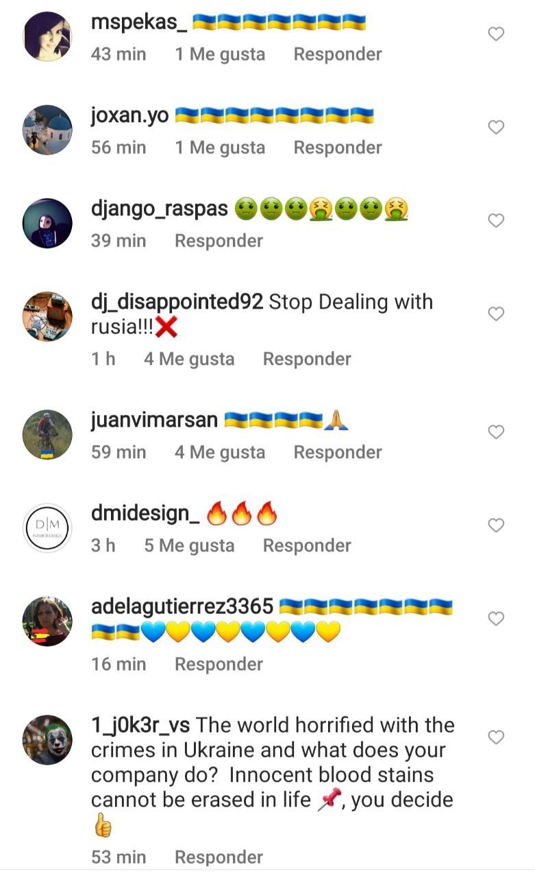 Los comentarios a Porcelanosa