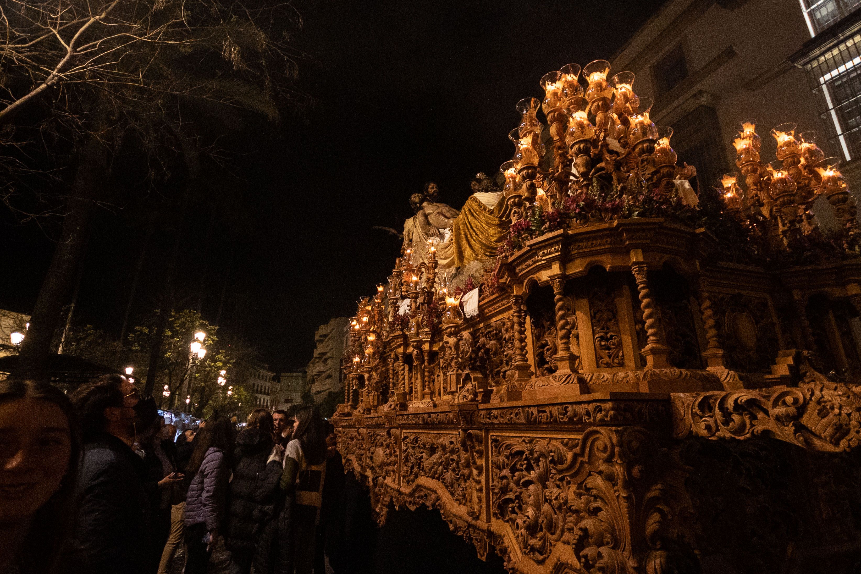 El misterio de La Mortaja el pasado año en el Sábado de Pasión.