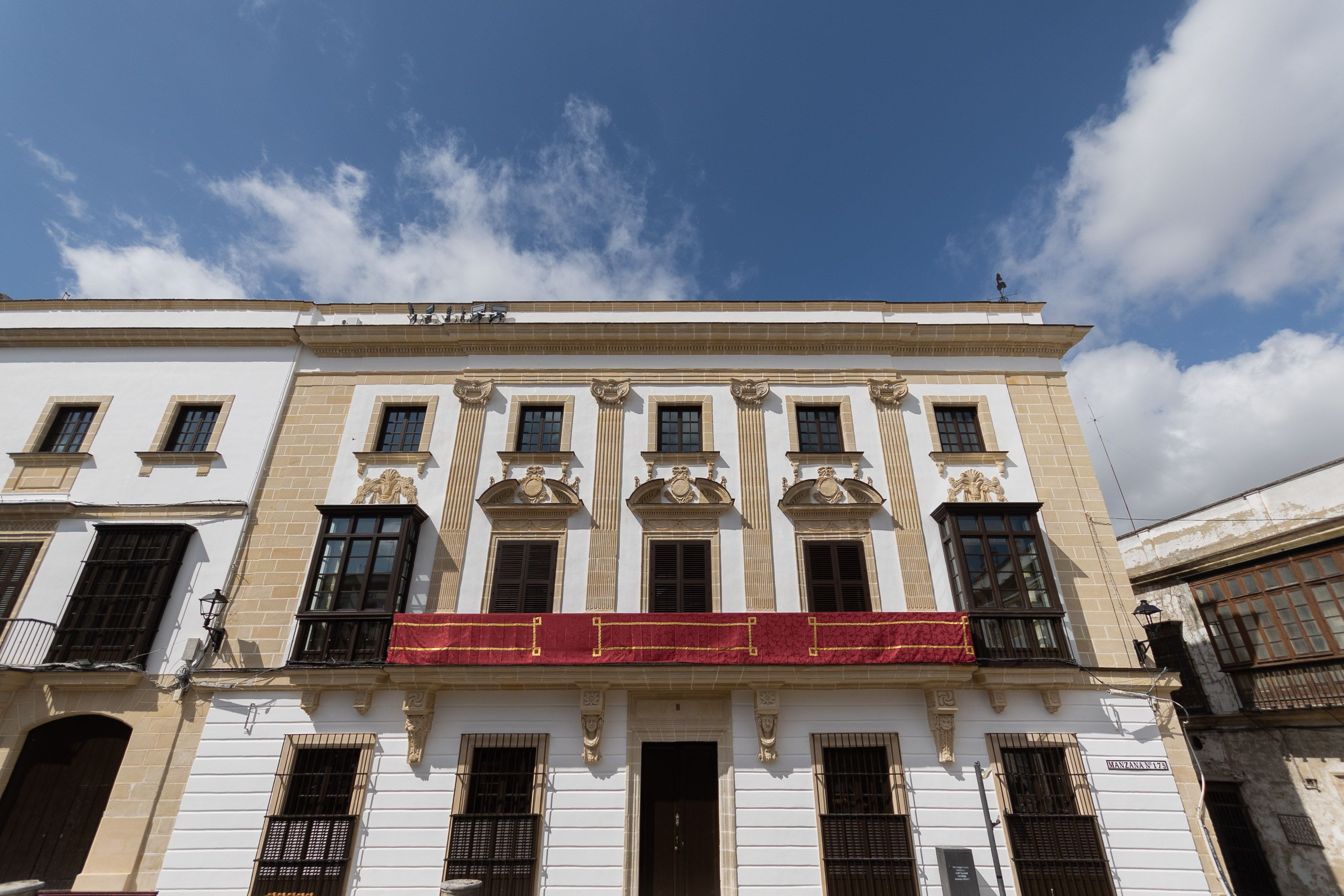 El Palacio de la Condesa de Casares, en Jerez, tras la rehabilitación. El Palacio de la Condesa de Casares, en Jerez, tras la rehabilitación.