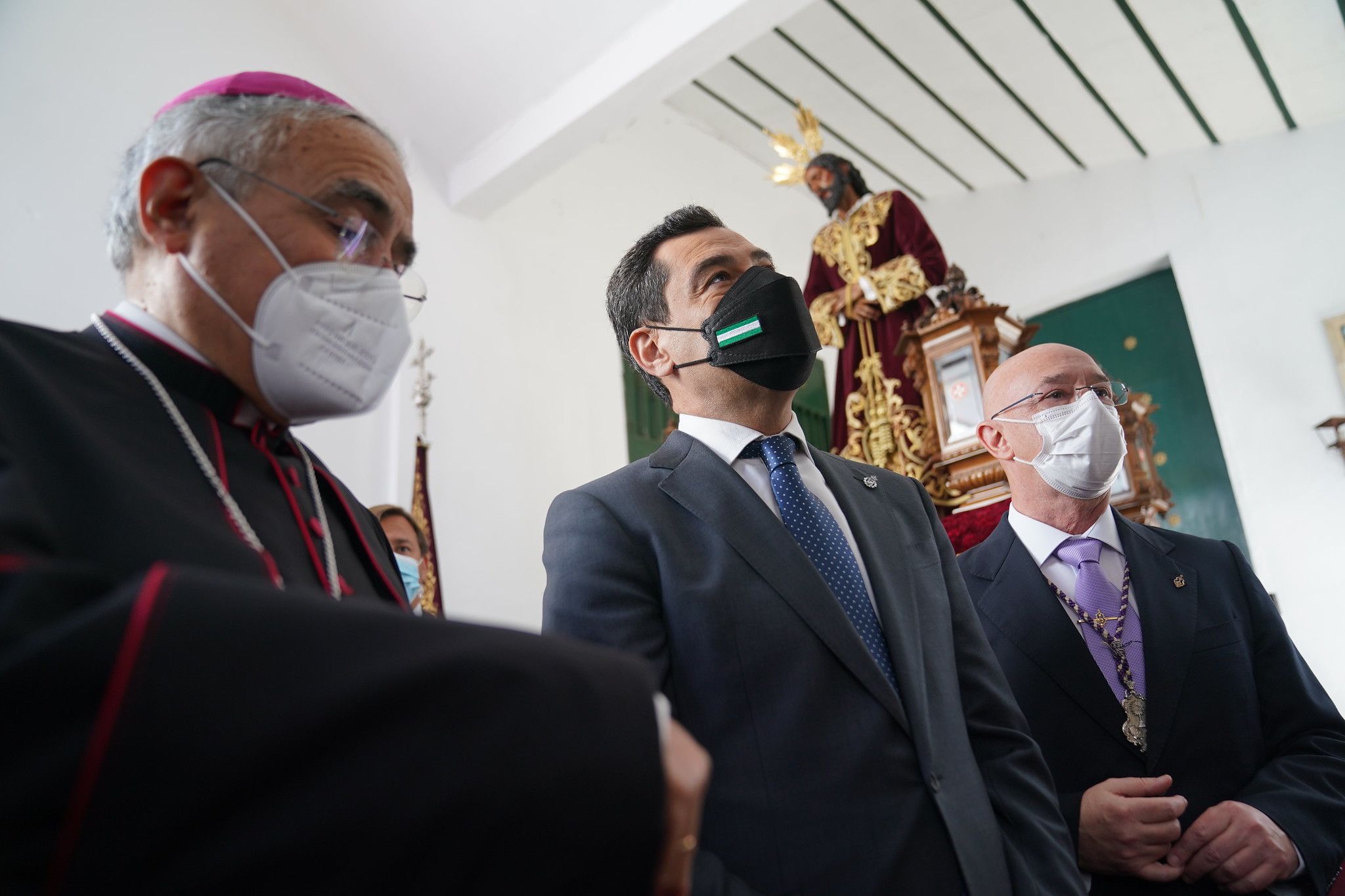 Moreno durante su Viernes de Dolores.