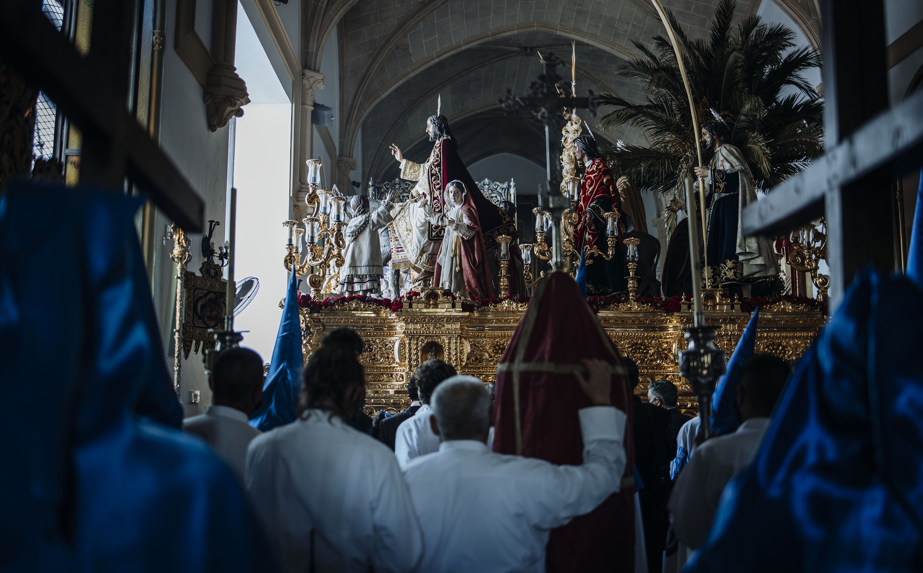 Hermandad de la Borriquita, en una Semana Santa anterior.