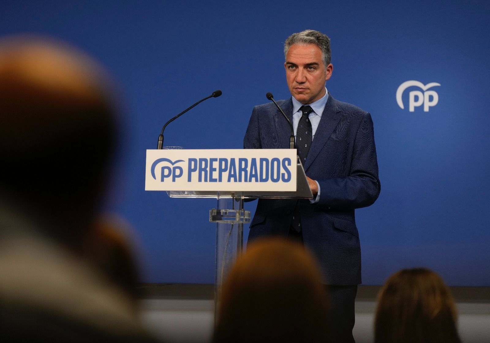 Bendodo en la sede nacional del PP.