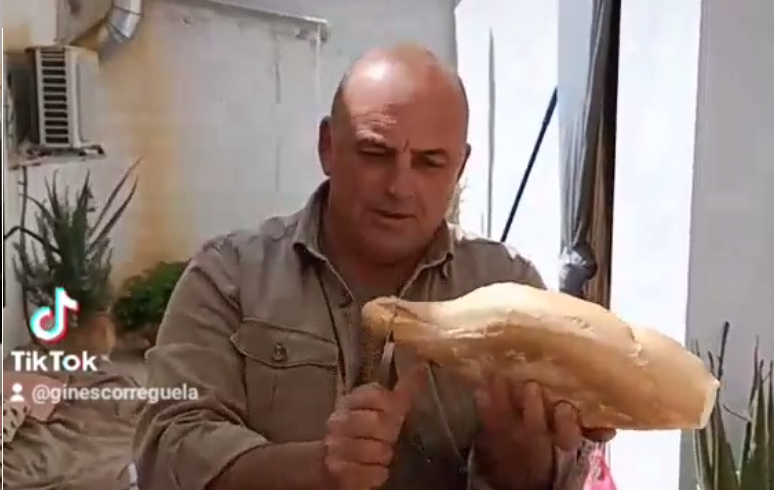 Gines Correguela. Ginés, el tiktoker de Úbeda que triunfa haciendo bocadillos XXL: "Bien de aceite, que empape"