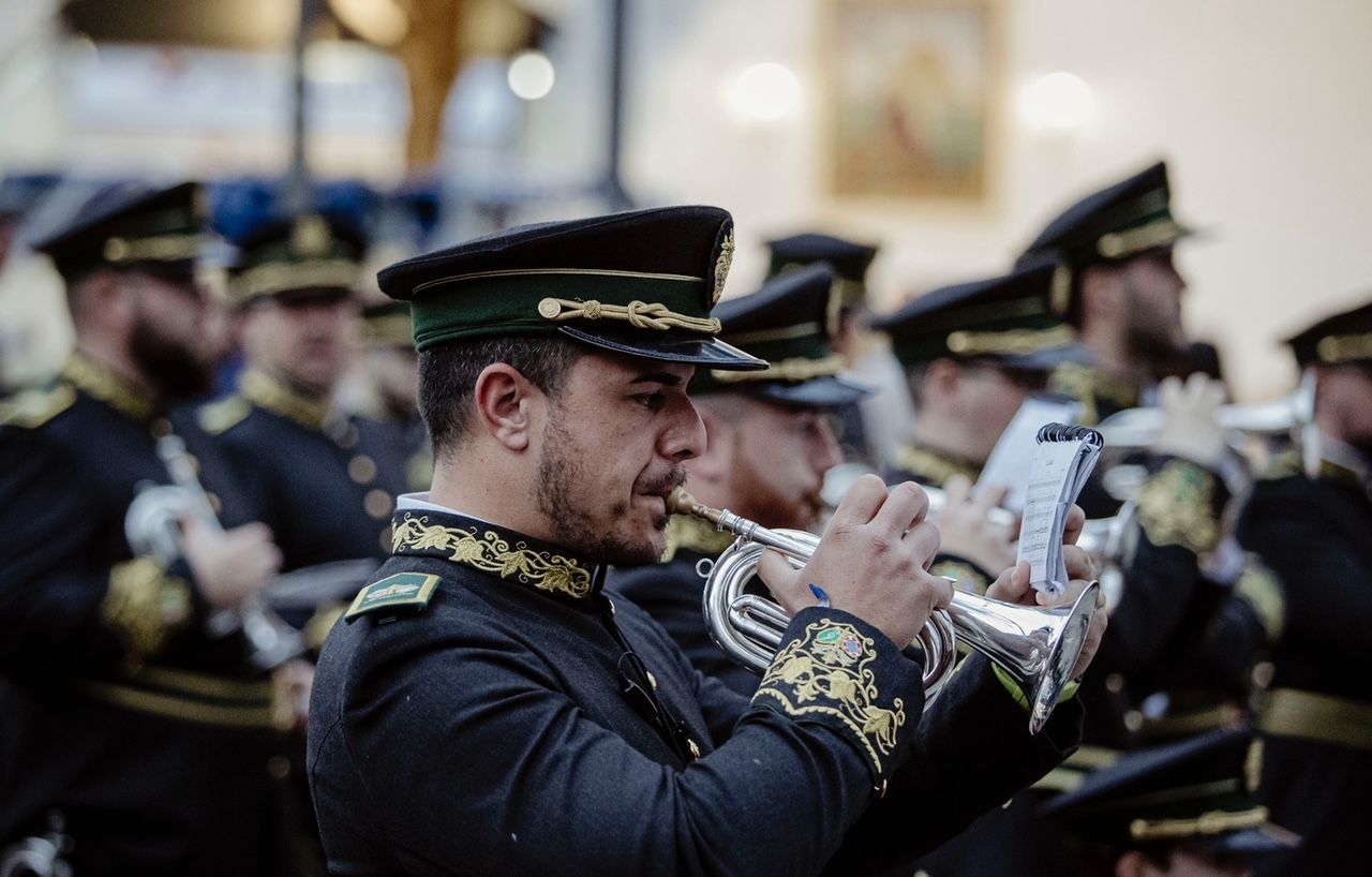 Músicos de la Agrupación Musical La Sentencia.