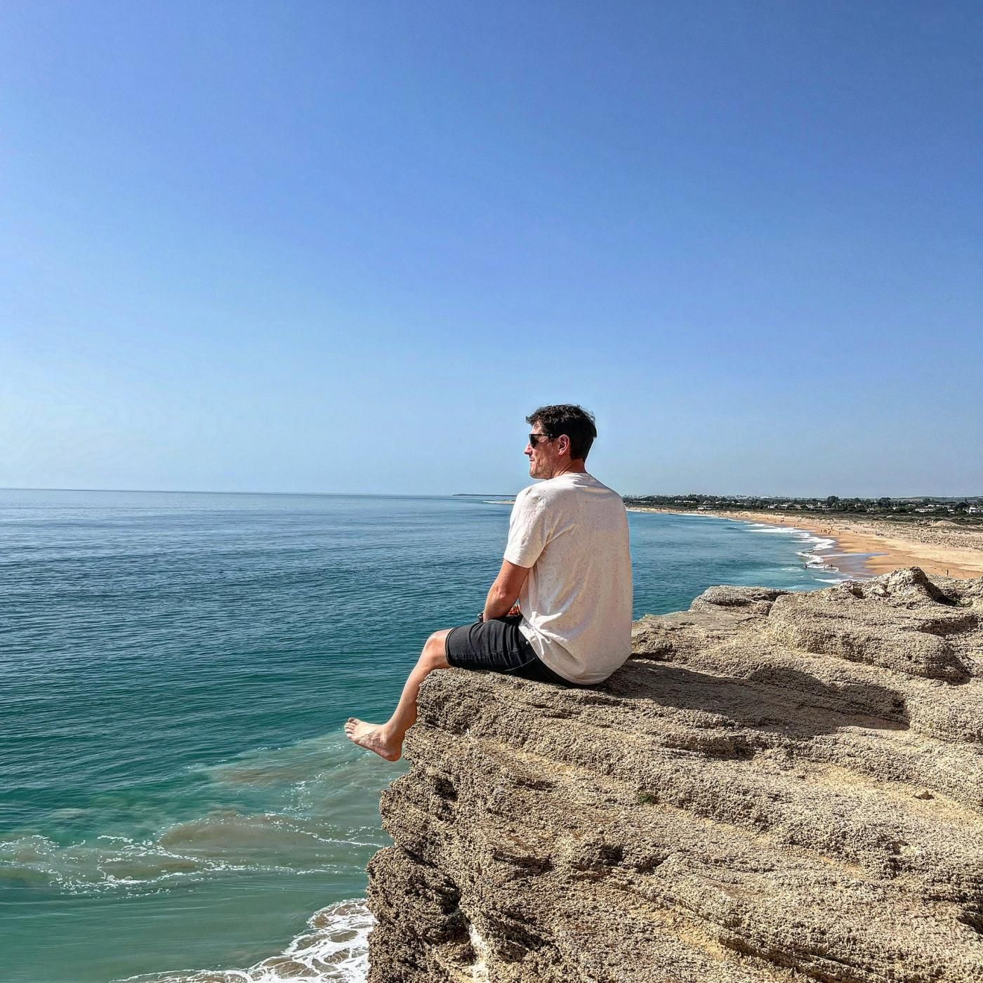 Iker Casillas en los Caños de Meca en Cádiz. Iker Casillas en los Caños de Meca en Cádiz.