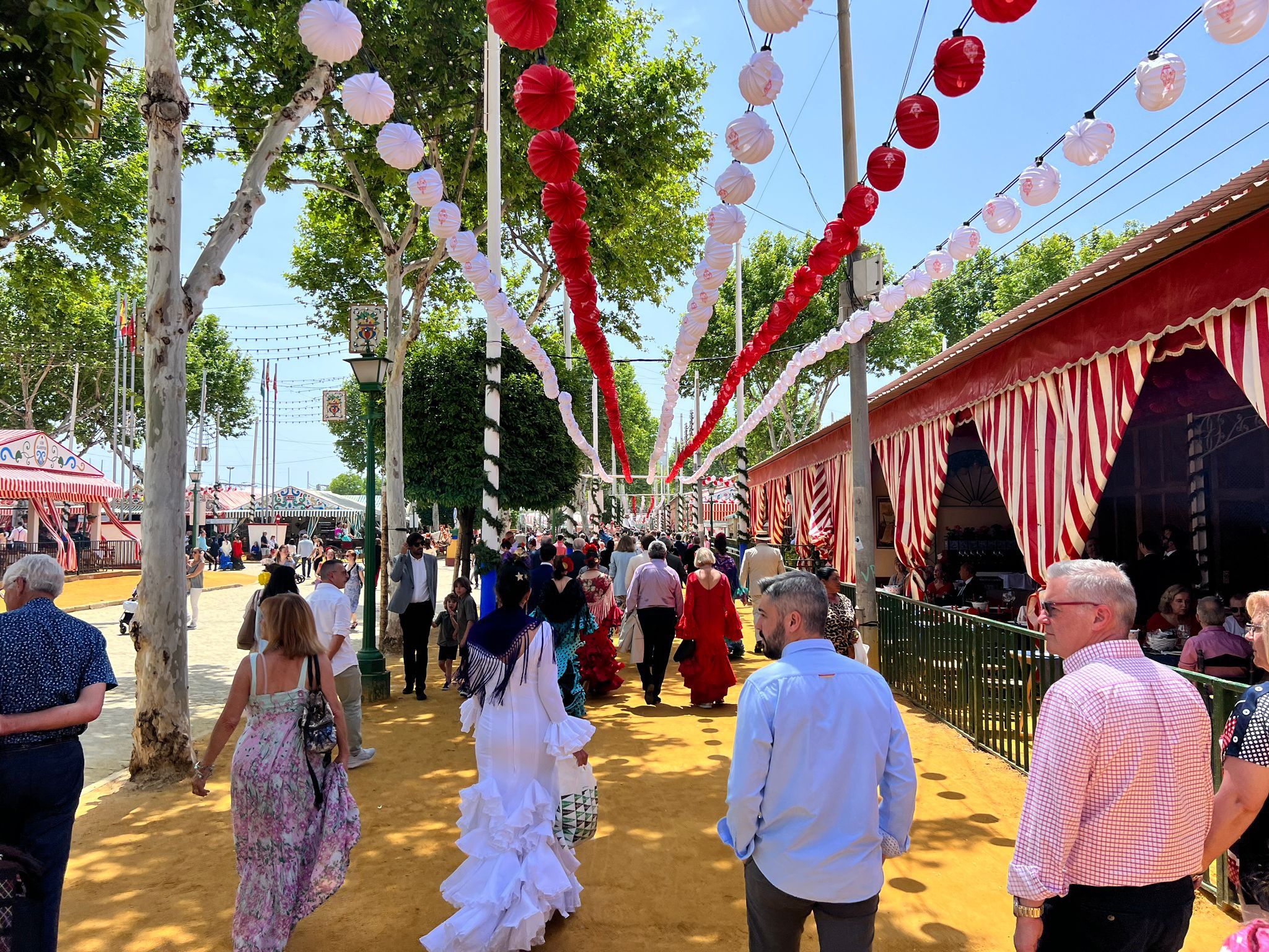 Una imagen de la Feria de Abril.