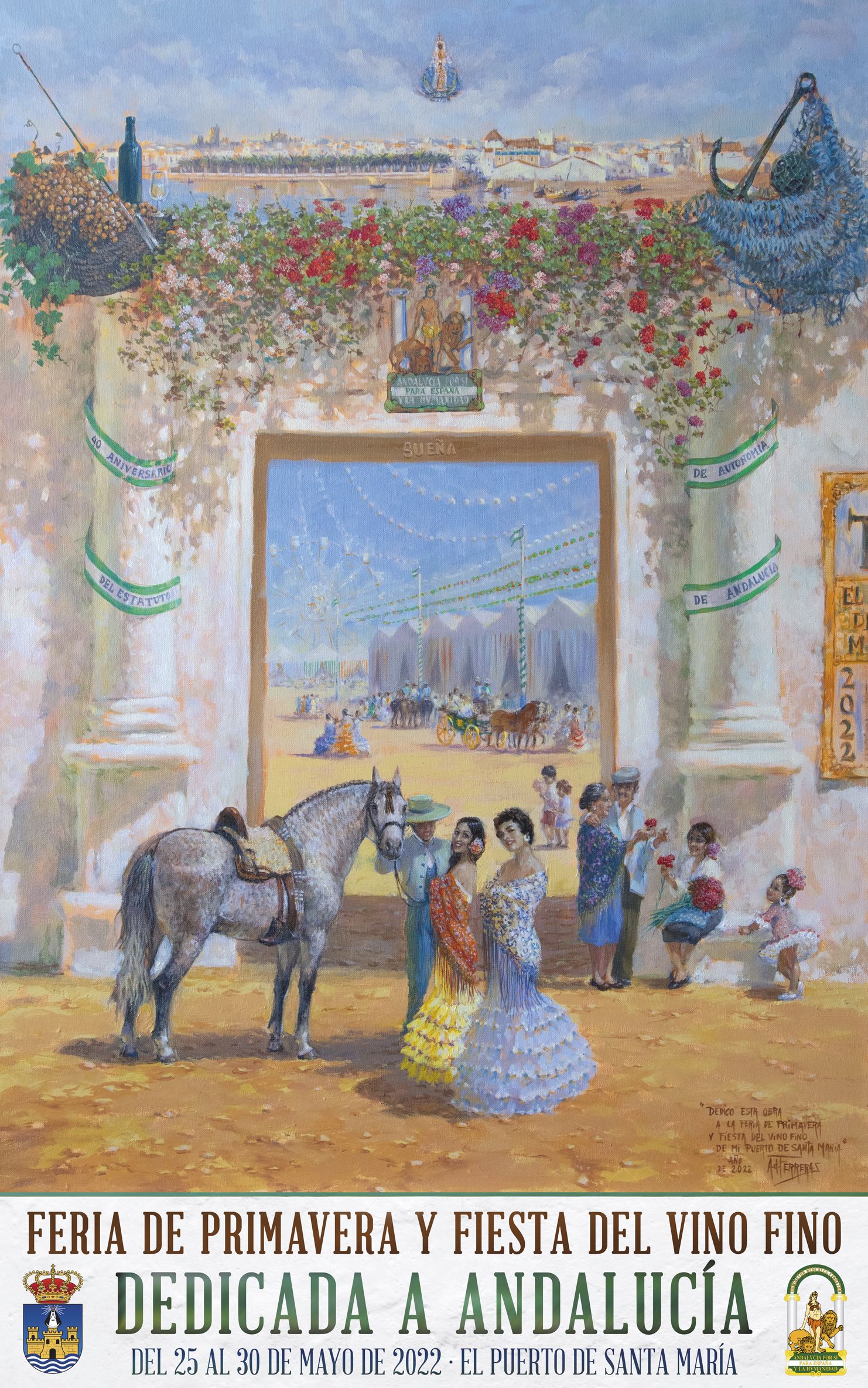 Cartel de la Feria de El Puerto 2022.
