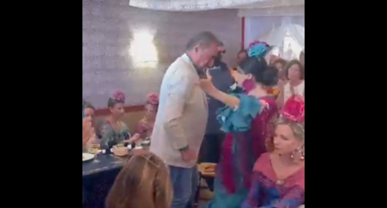 Carlos Herrera e Inés Arrimada, bailando unas sevillanas. Carlos Herrera e Inés Arrimada, bailando unas sevillanas.