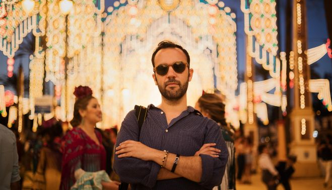 La primera vez de un sevillano a lo John Wayne en la Feria de Jerez. 