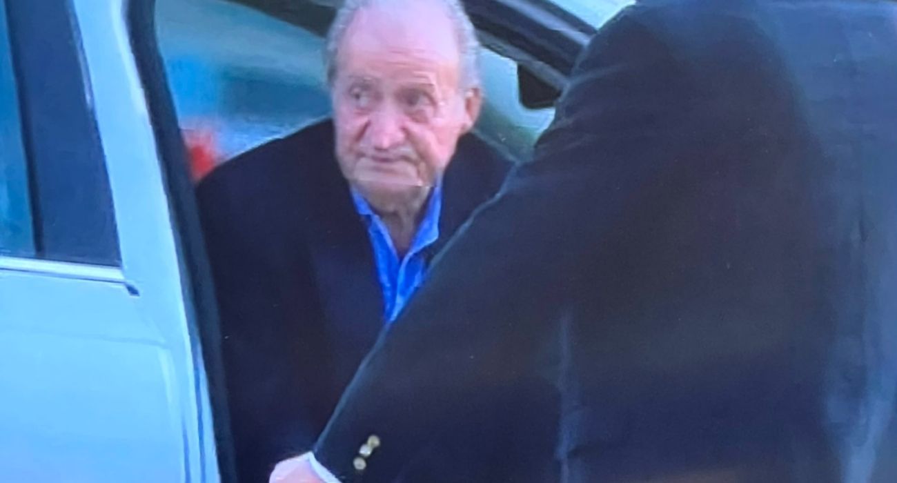 El rey emérito en un viaje a España.