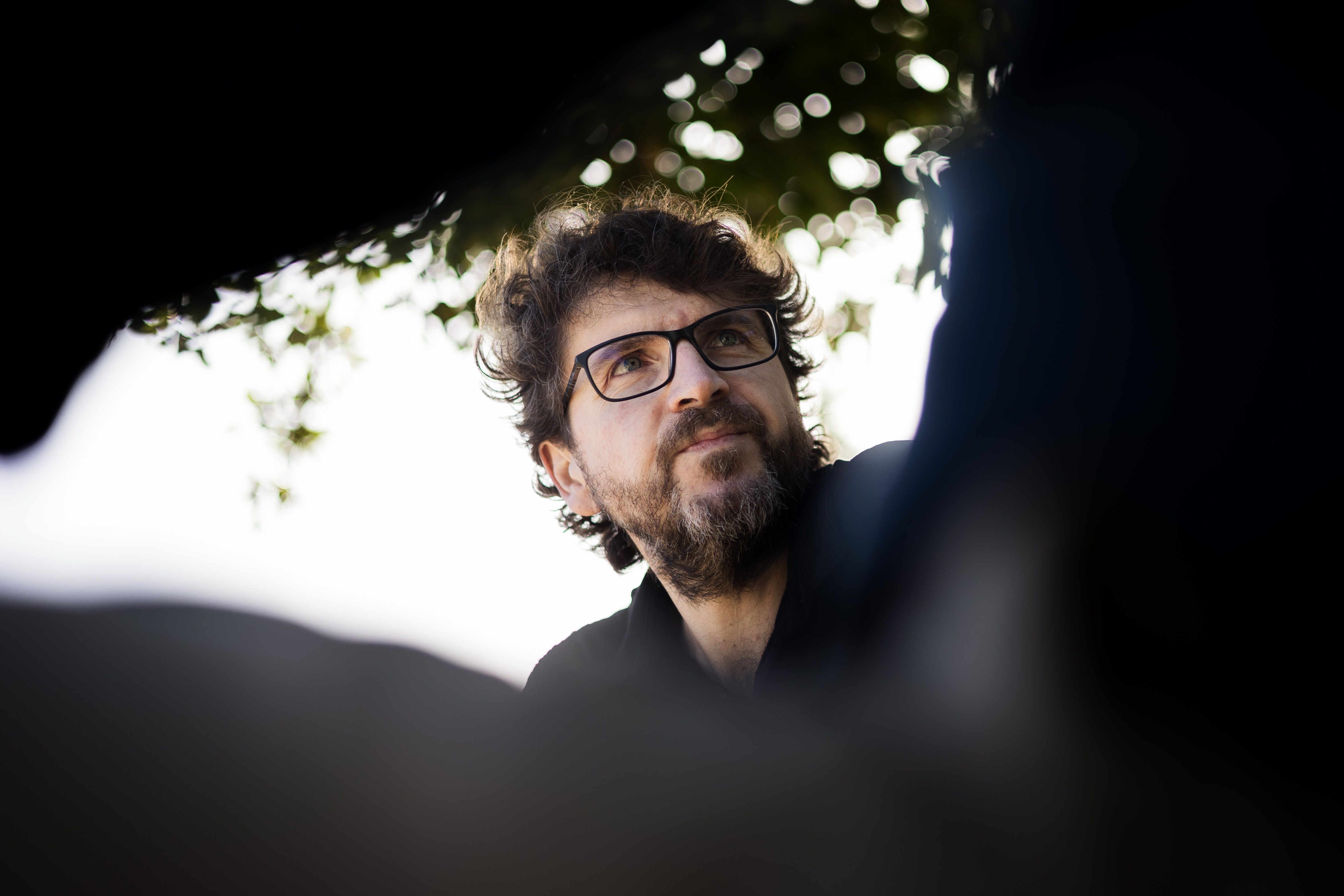 Juan Miguel del Castillo, en días pasados, durante la entrevista con lavozdelsur.es.