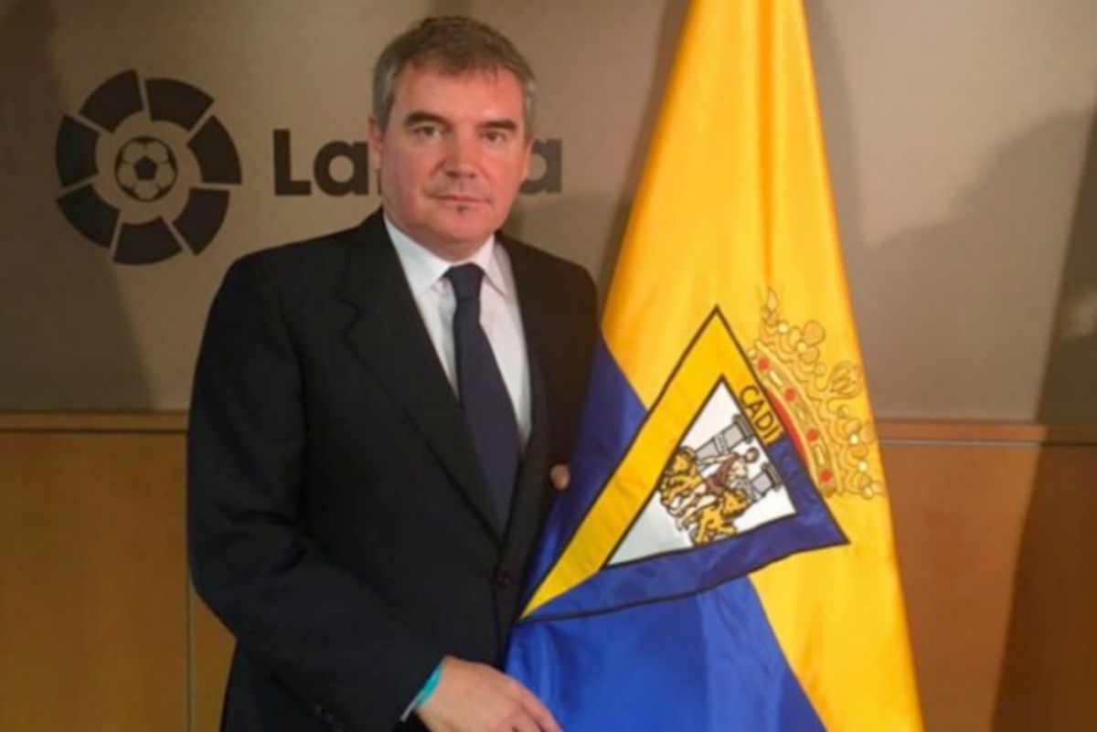 Manuel Vizcaíno, presidente del Cádiz CF