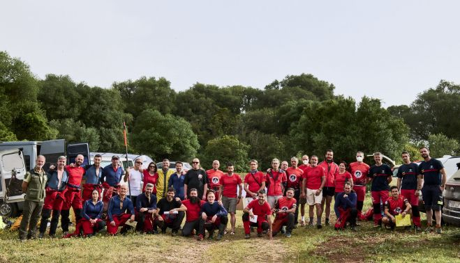 Todos los participantes en la actividad.