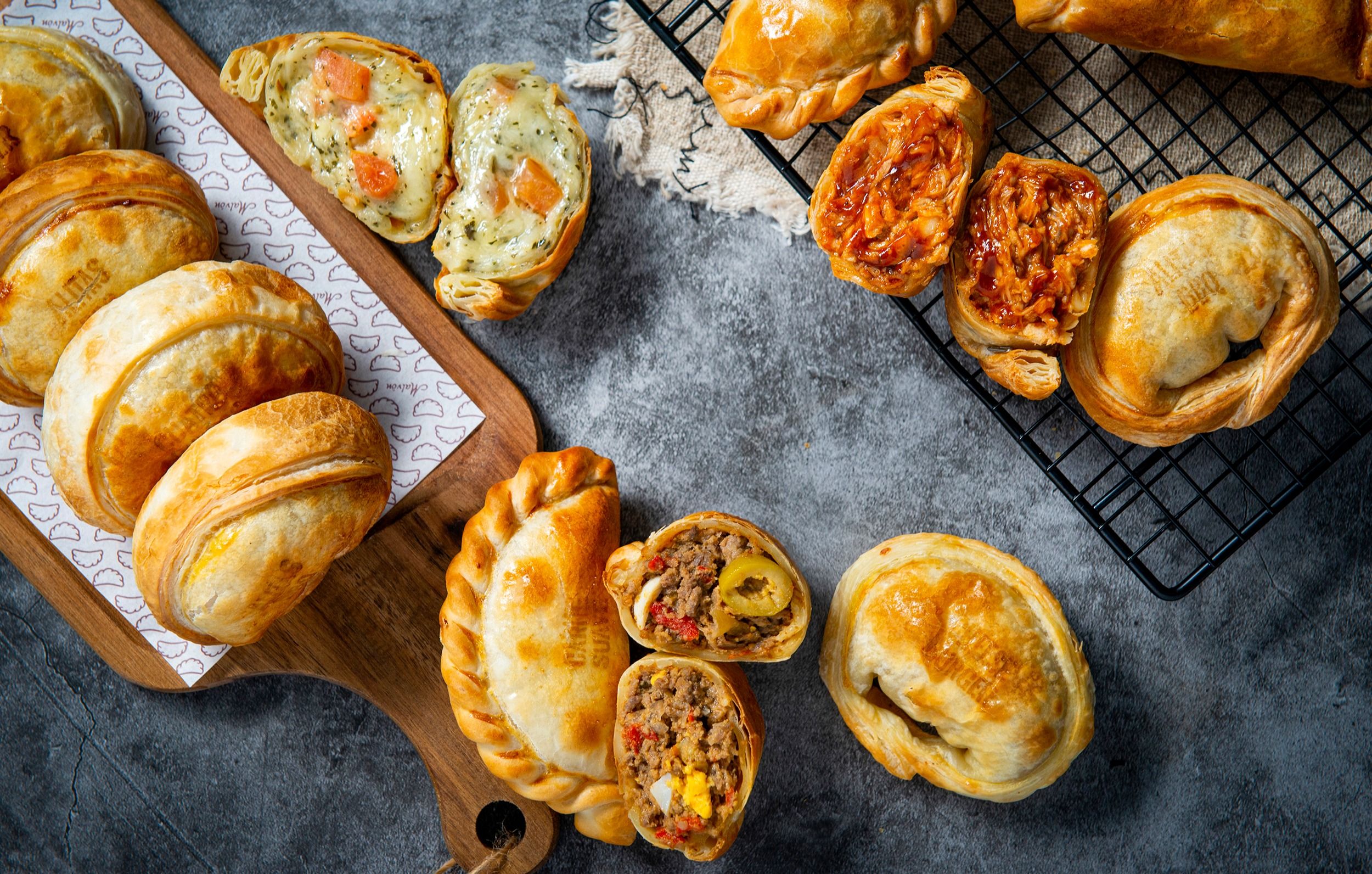 13 empanadas clásicas, 6 'gourmet' y 1 vegana, en la nueva tienda de Jerez