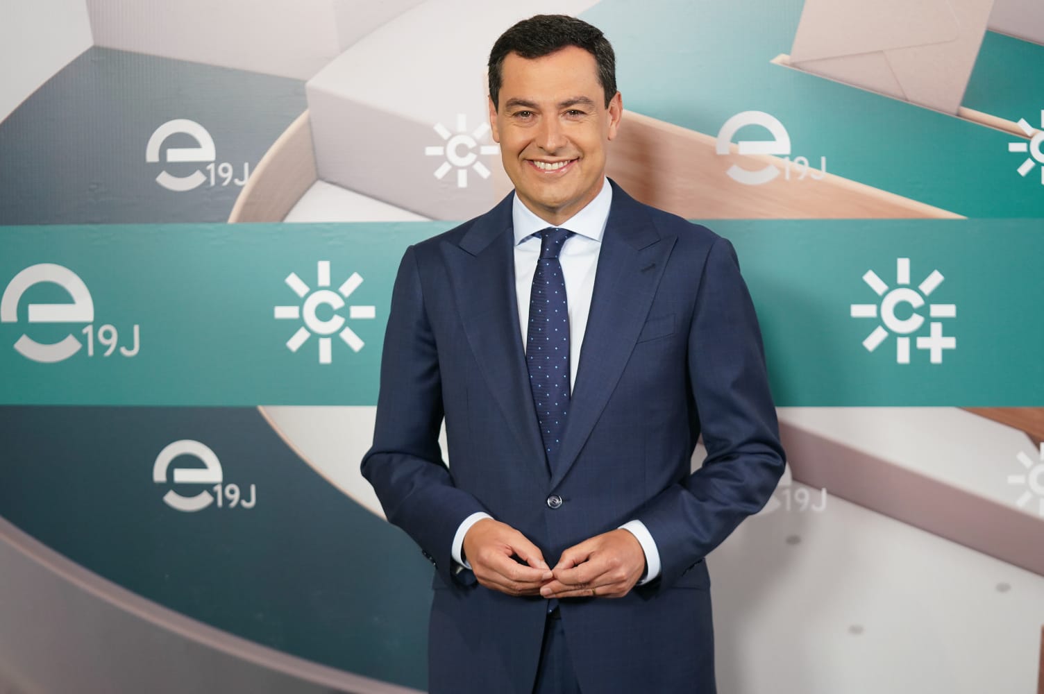 Moreno Bonilla, minutos antes del debate electoral en Canal Sur