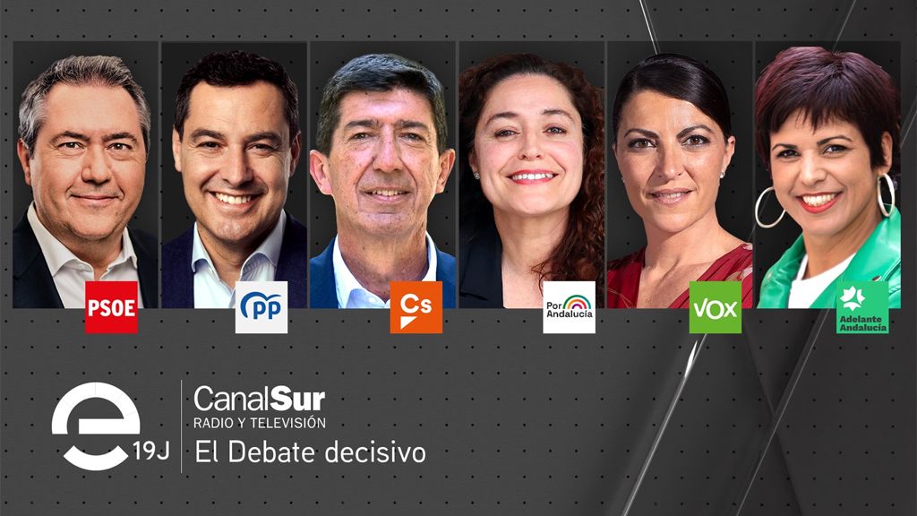 Los candidatos a la presidencia de la Junta celebraron el último debate electoral este lunes