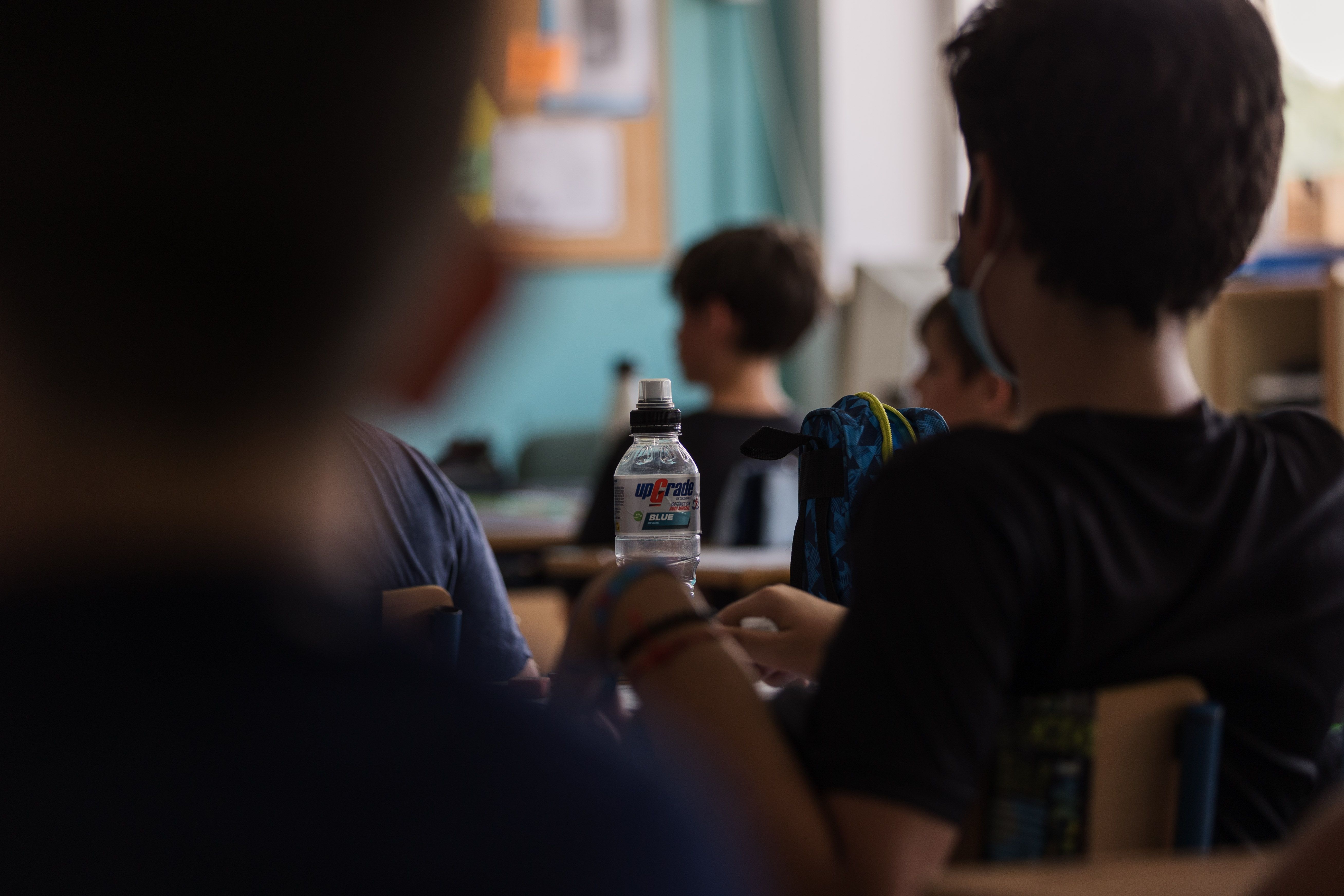 Una clase en ola de calor. 