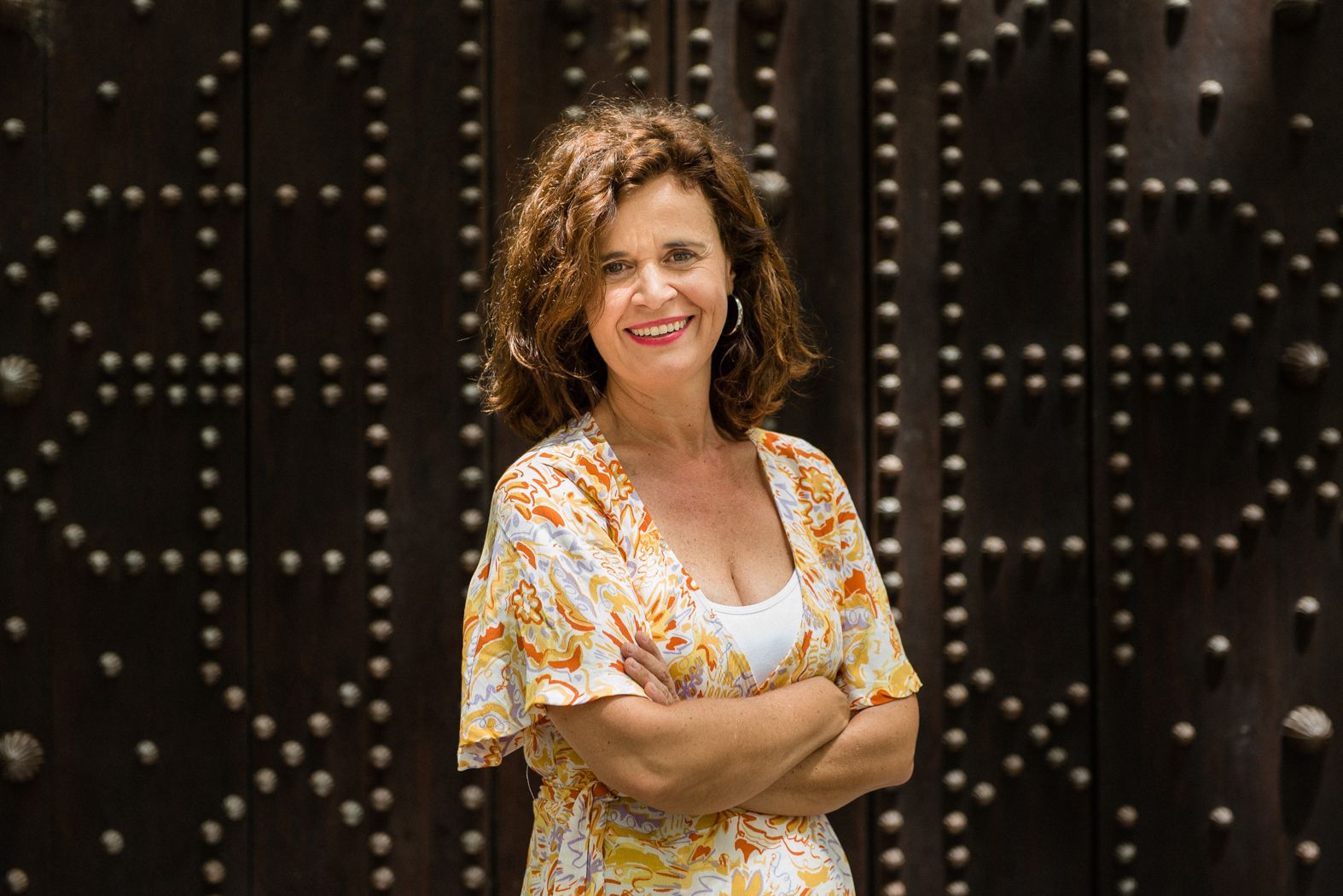 Esperanza Gómez, número 1 de Por Andalucía, tras la entrevista con lavozdelsur.es, en días pasados en Sevilla.