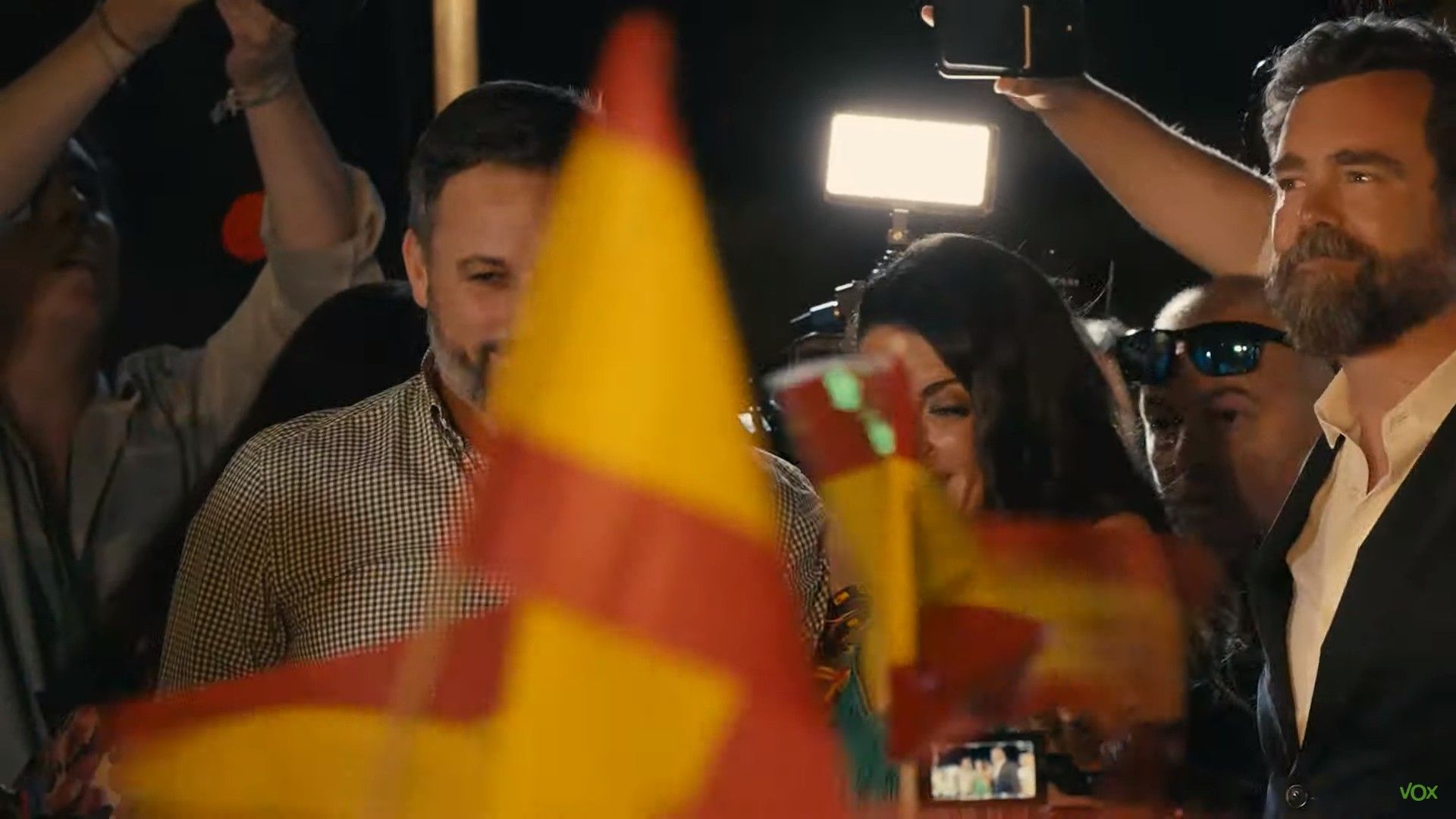 Abascal y Olona en su comparecencia