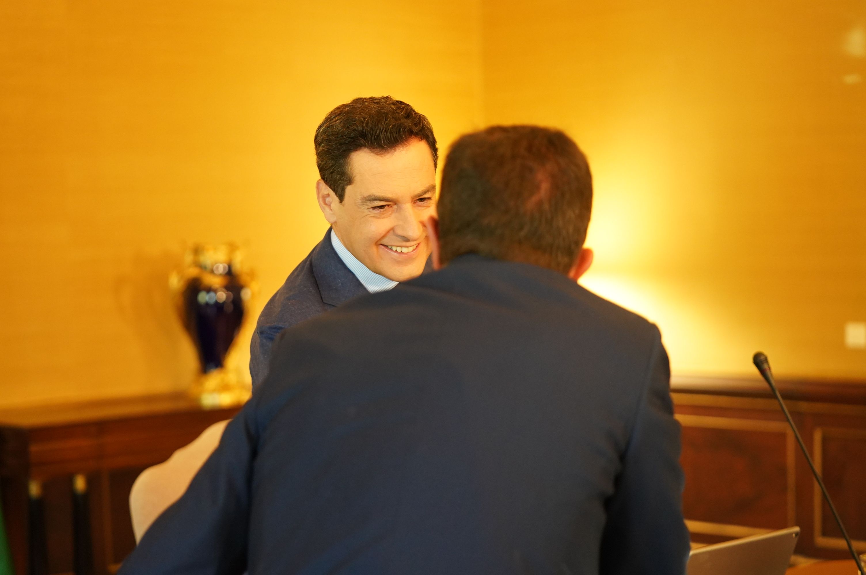 Moreno Bonilla, presidente de la Junta, en el Consejo de Gobierno.