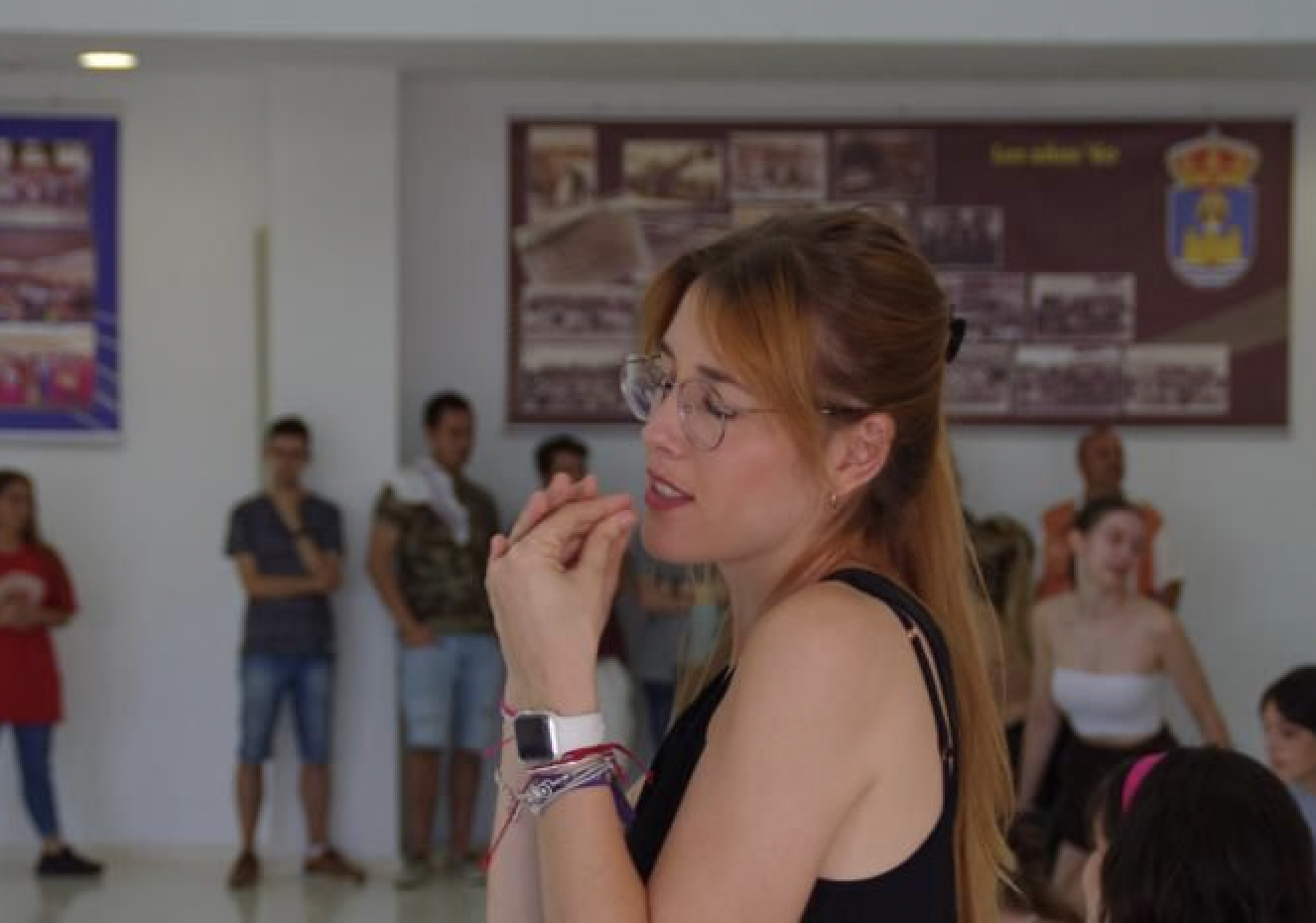 Ensayo del musical que se estrenará en el teatro Villamarta de Jerez.
