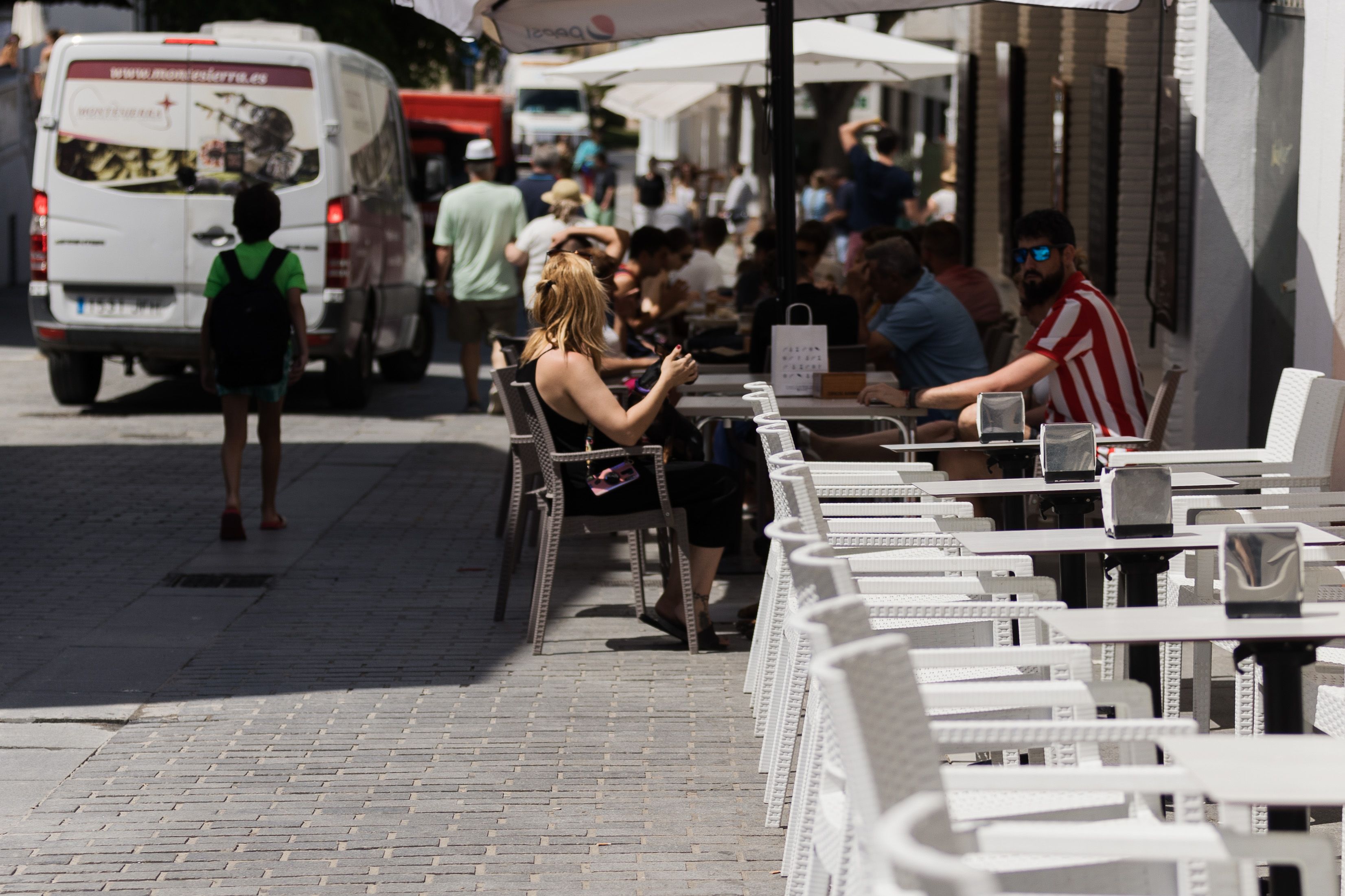 Una terraza en Conil en meses pasados. 