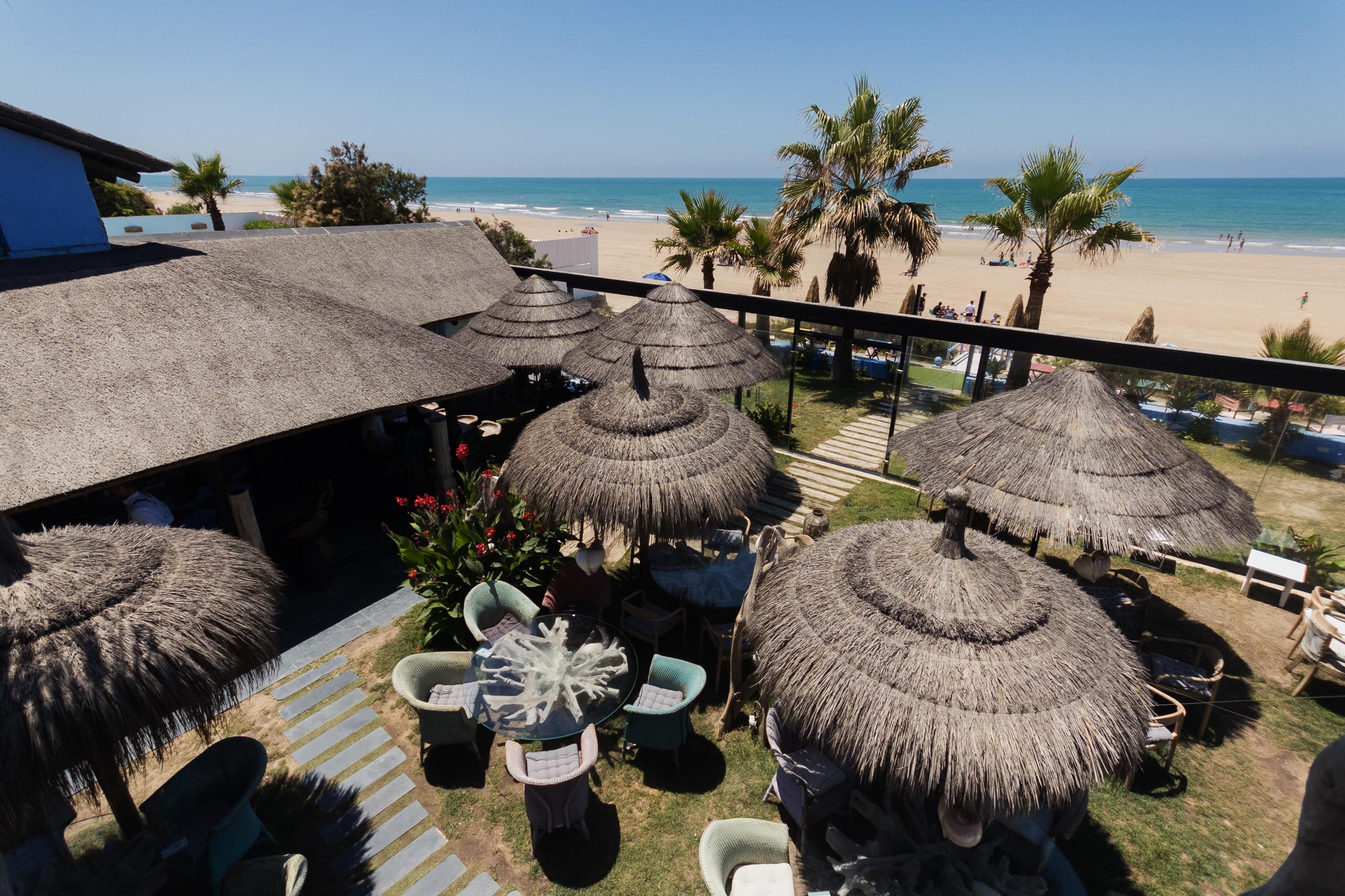 Vista del chiringuito desde la zona de 'chill out'.