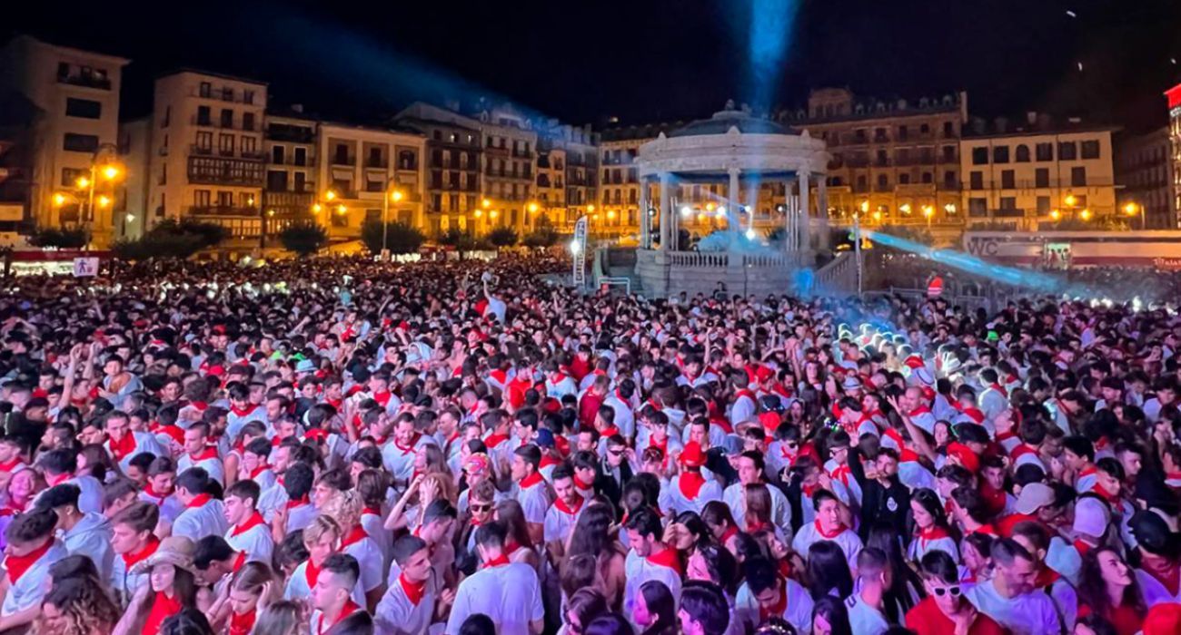 Una imagen de las fiestas de San Fermín. AYUNTAMIENTO DE PAMPLONA Una imagen de las fiestas de San Fermín. AYUNTAMIENTO DE PAMPLONA