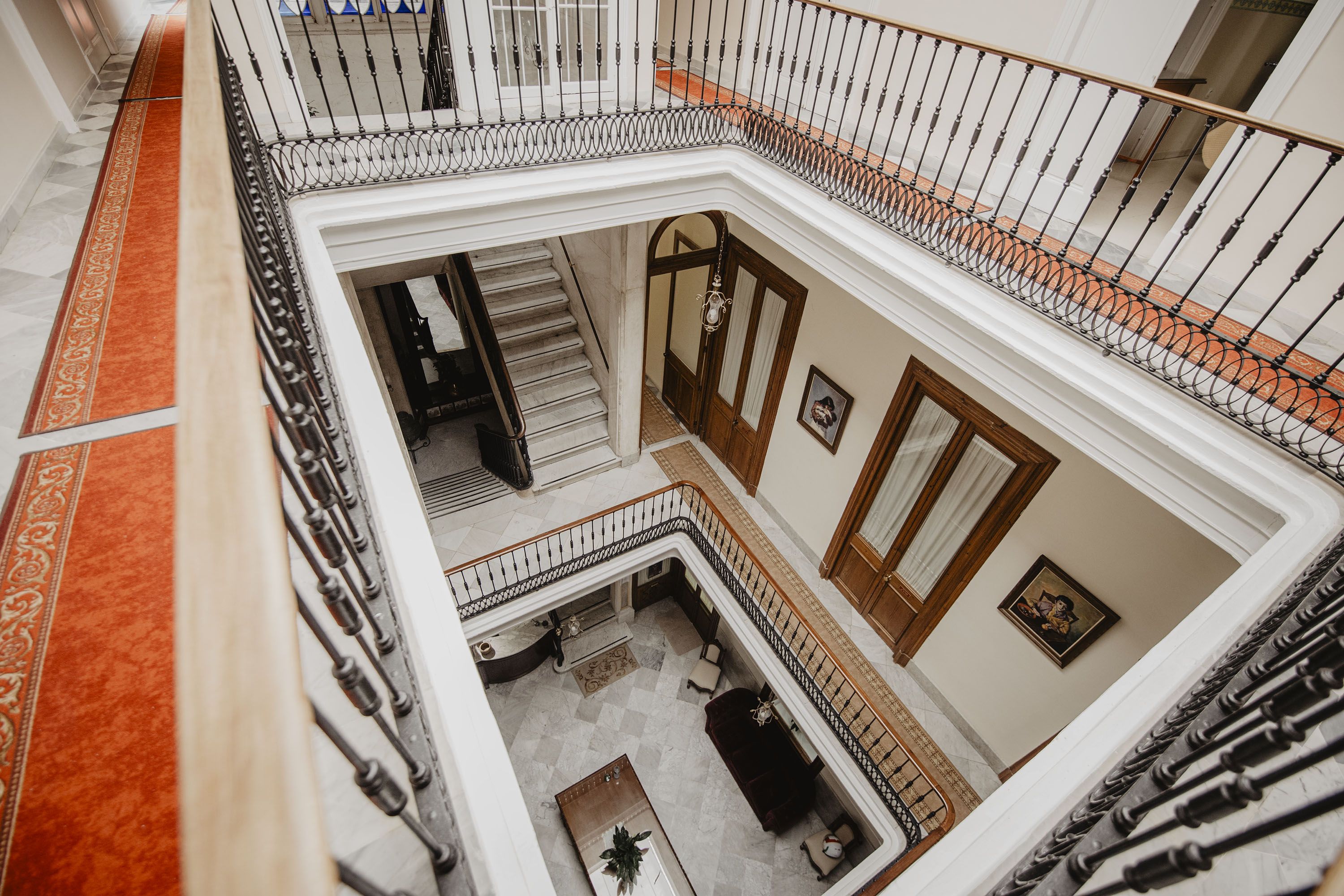 El Nuevo Hotel, 95 años de historia: el más antiguo de Jerez. Vista desde la tercera planta.
