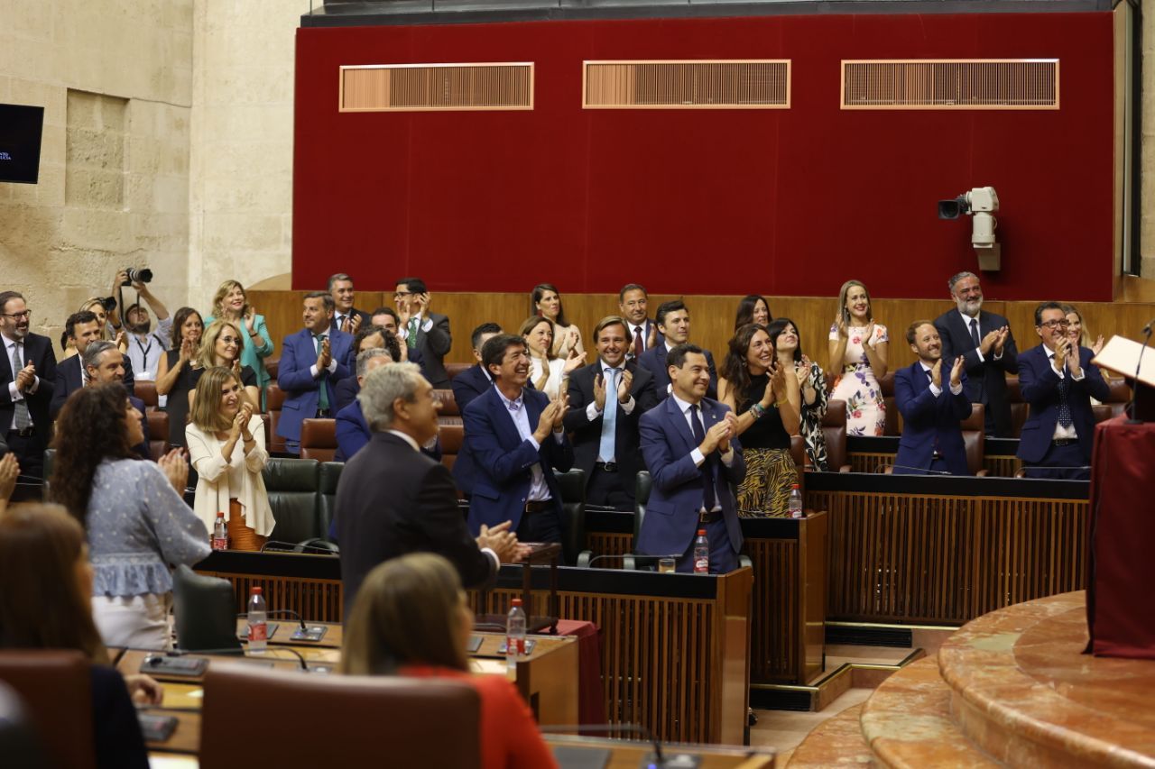 PARLAMENTO DIPUTADOS EN PIE