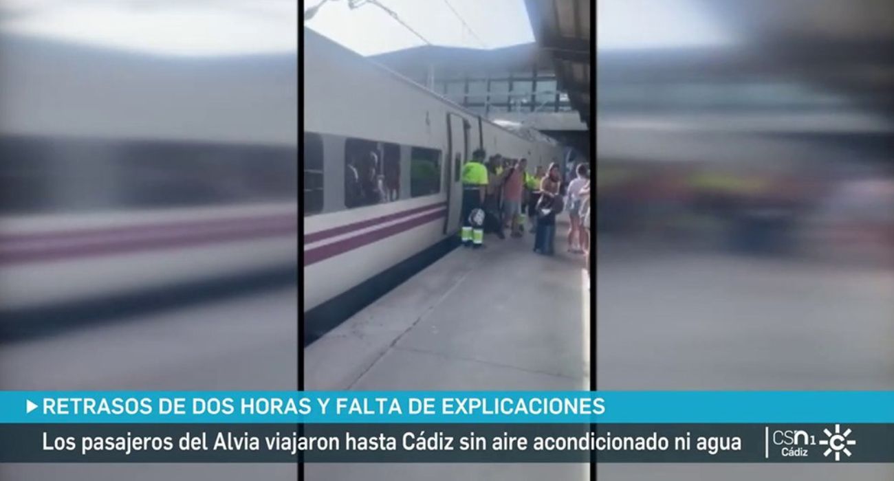 Indignación tras los retrasos en un Alvia que hace el viaje de Madrid a Cádiz. Indignación tras los retrasos en un Alvia que hace el viaje de Madrid a Cádiz.