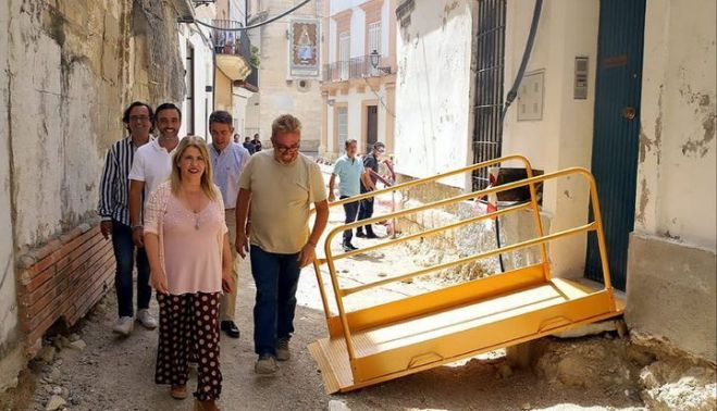 Alcaldesa Visita Obras Entorno Juana de Dios Lacoste 1