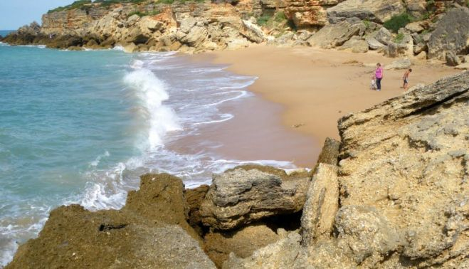 Una de las calas de Roche. 