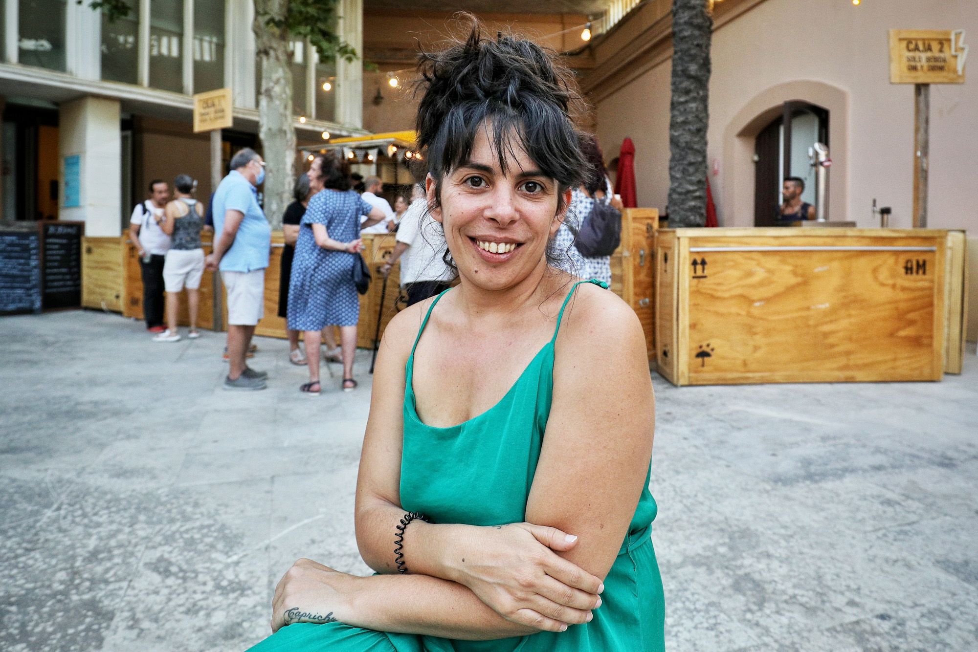 Beatriz Aragón, momentos antes de la entrevista con lavozdelsur.es.