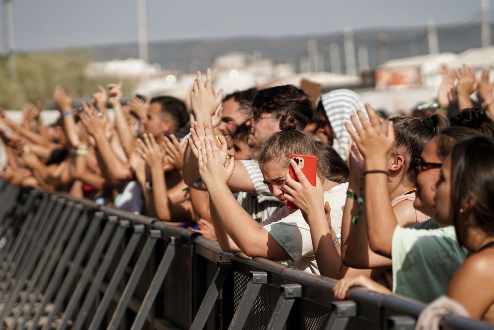 Ambiente en el festival.